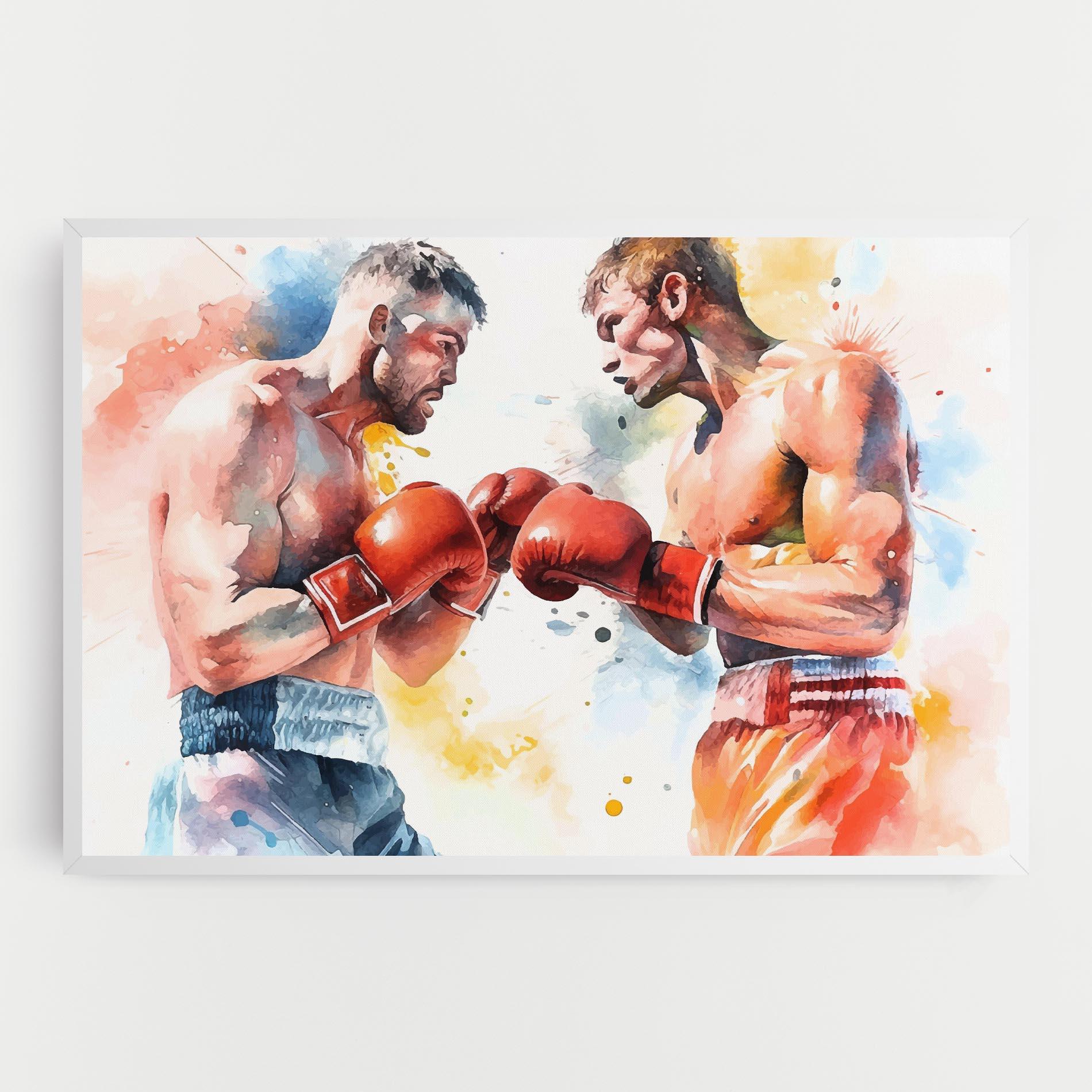 Tablou Canvas Boxing Match Art mockup 0