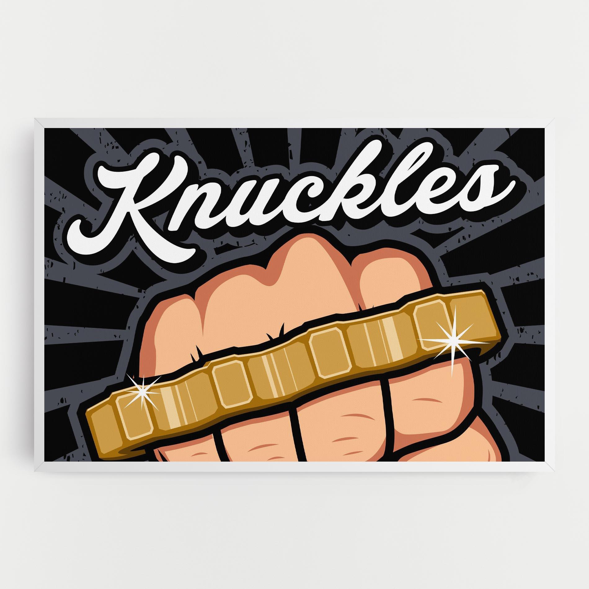 Tablou Canvas Knuckles mockup 0