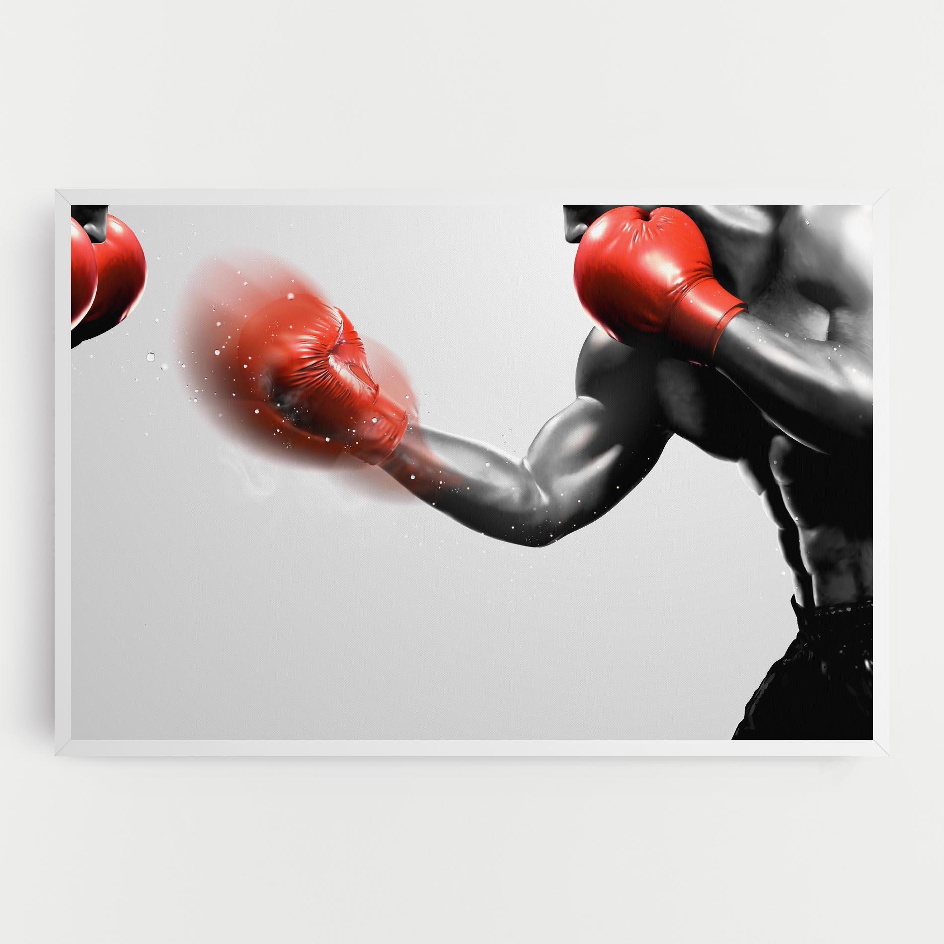 Tablou Canvas Red Smoke Box mockup 0