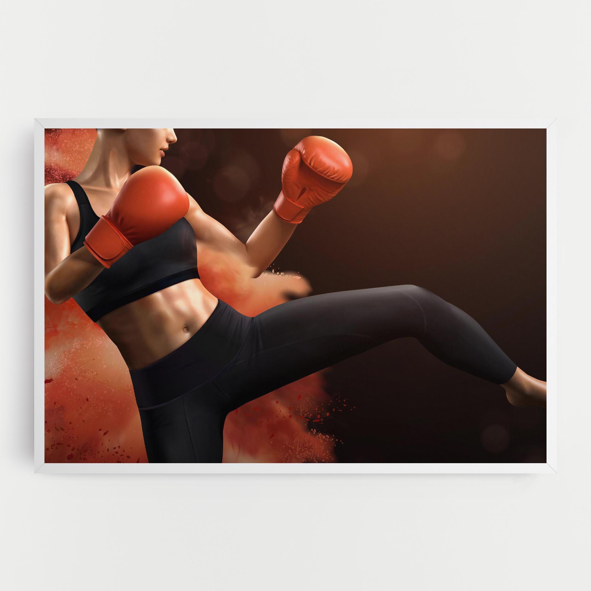 Tablou Canvas Woman Box mockup 0