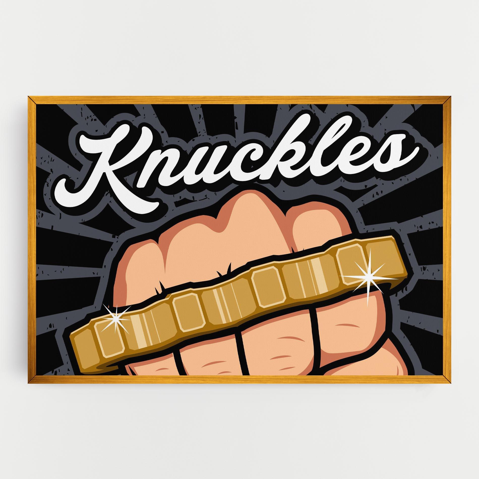Tablou Canvas Knuckles mockup 0