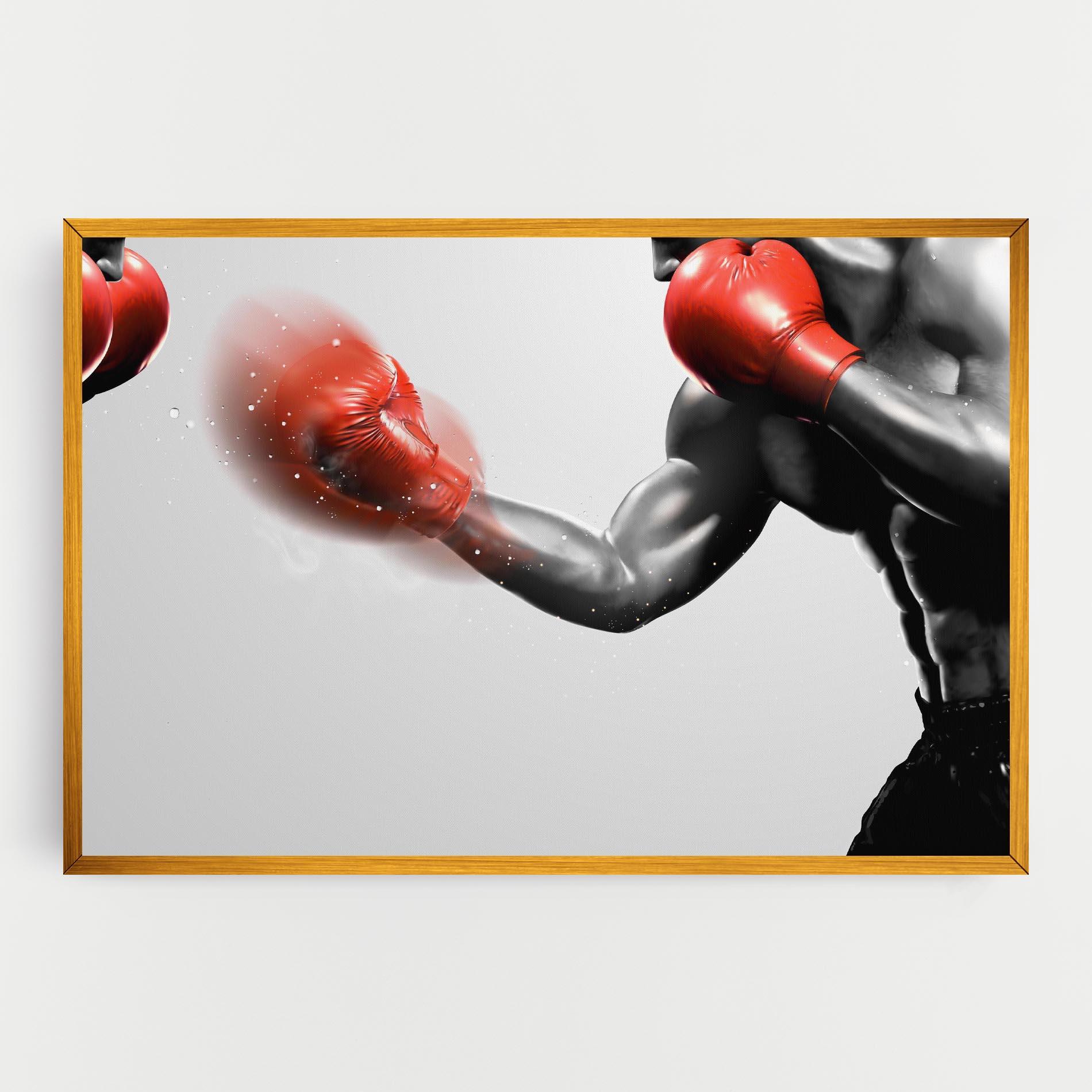 Tablou Canvas Red Smoke Box mockup 0