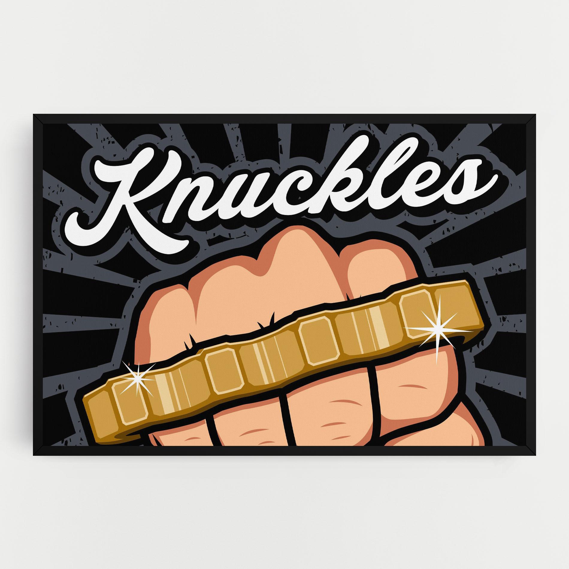 Tablou Canvas Knuckles mockup 0