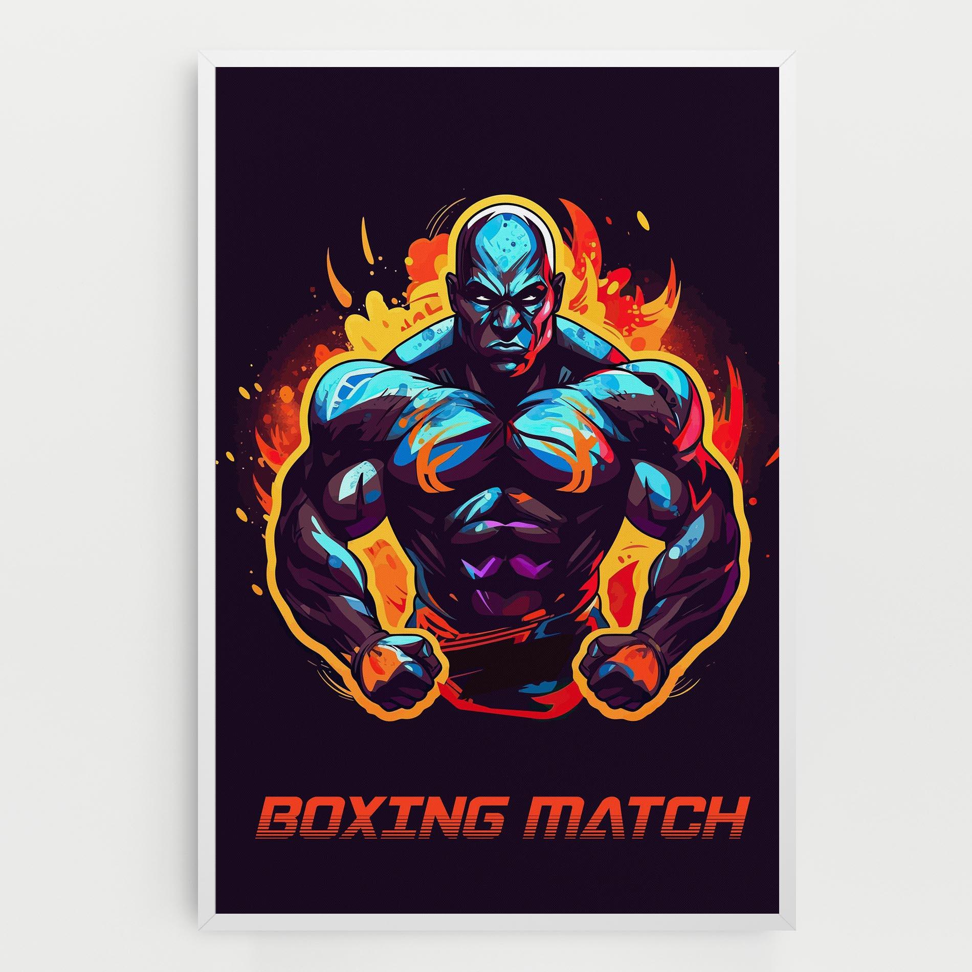 Tablou Canvas Boxing Strong Match mockup 0