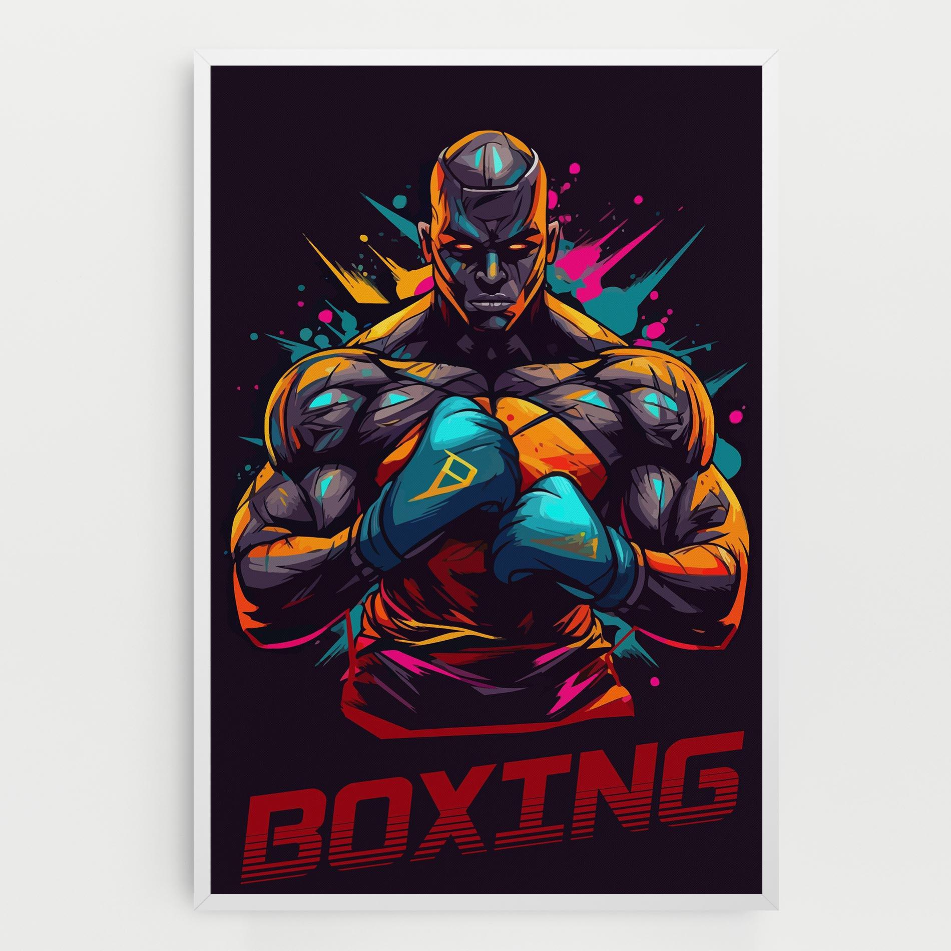 Tablou Canvas Boxing Strong mockup 0