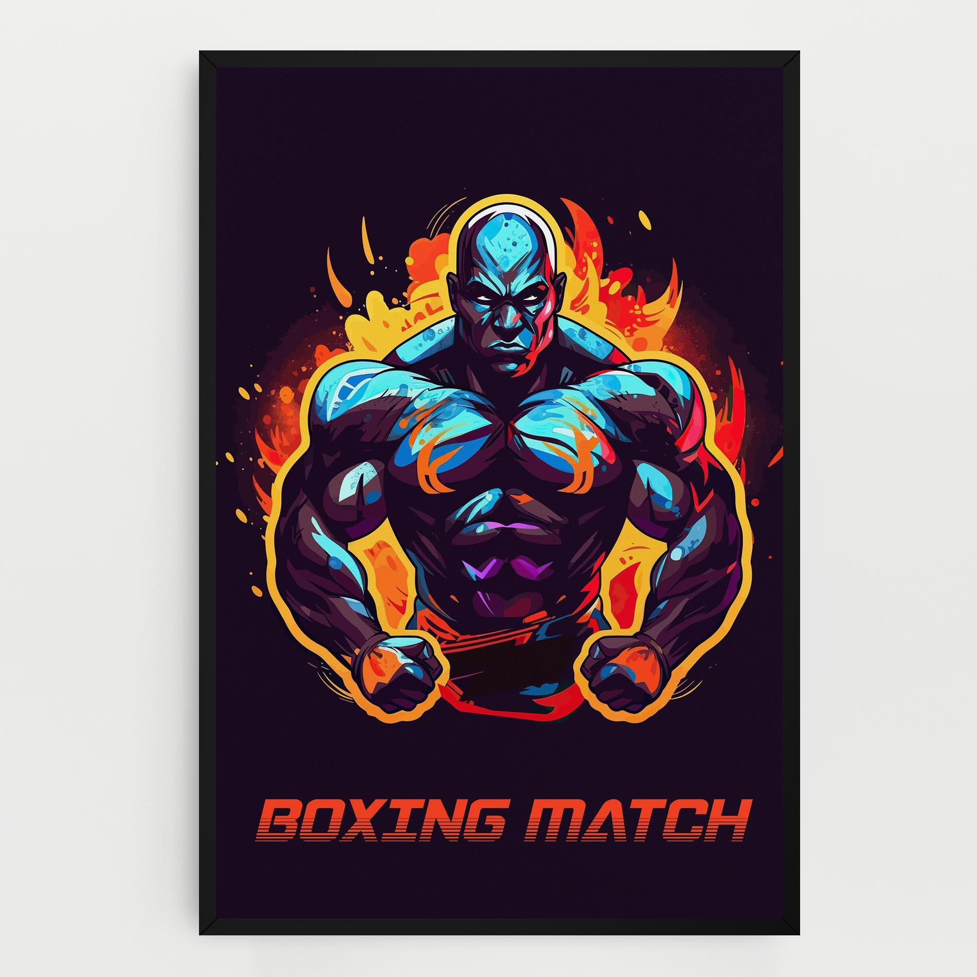 Tablou Canvas Boxing Strong Match mockup 0