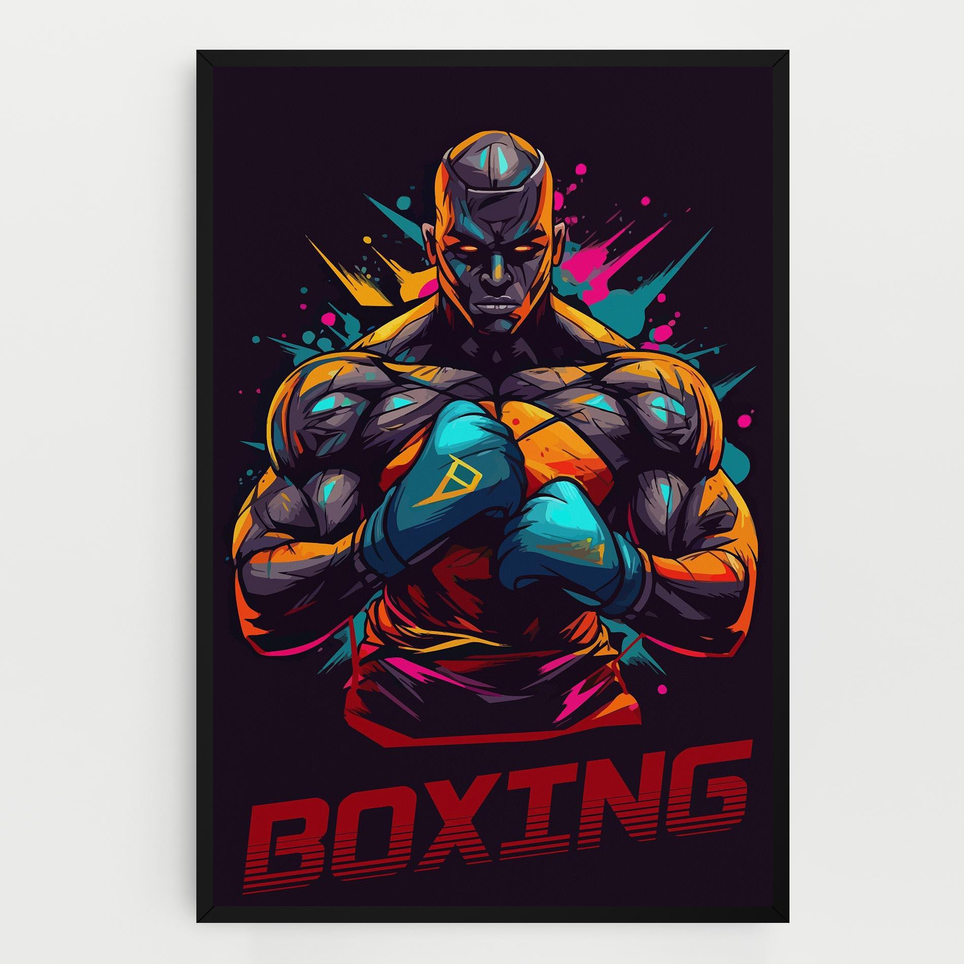 Tablou Canvas Boxing Strong mockup 0