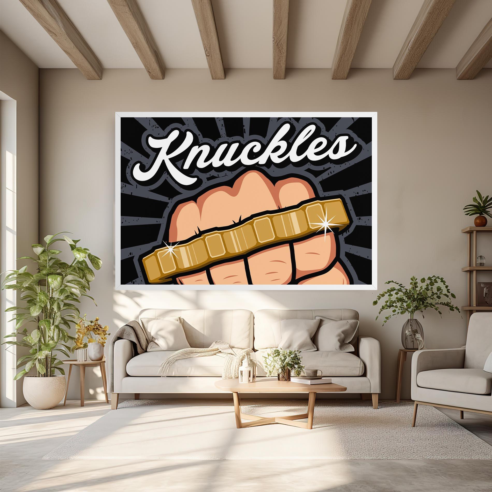Tablou Canvas Knuckles mockup 6