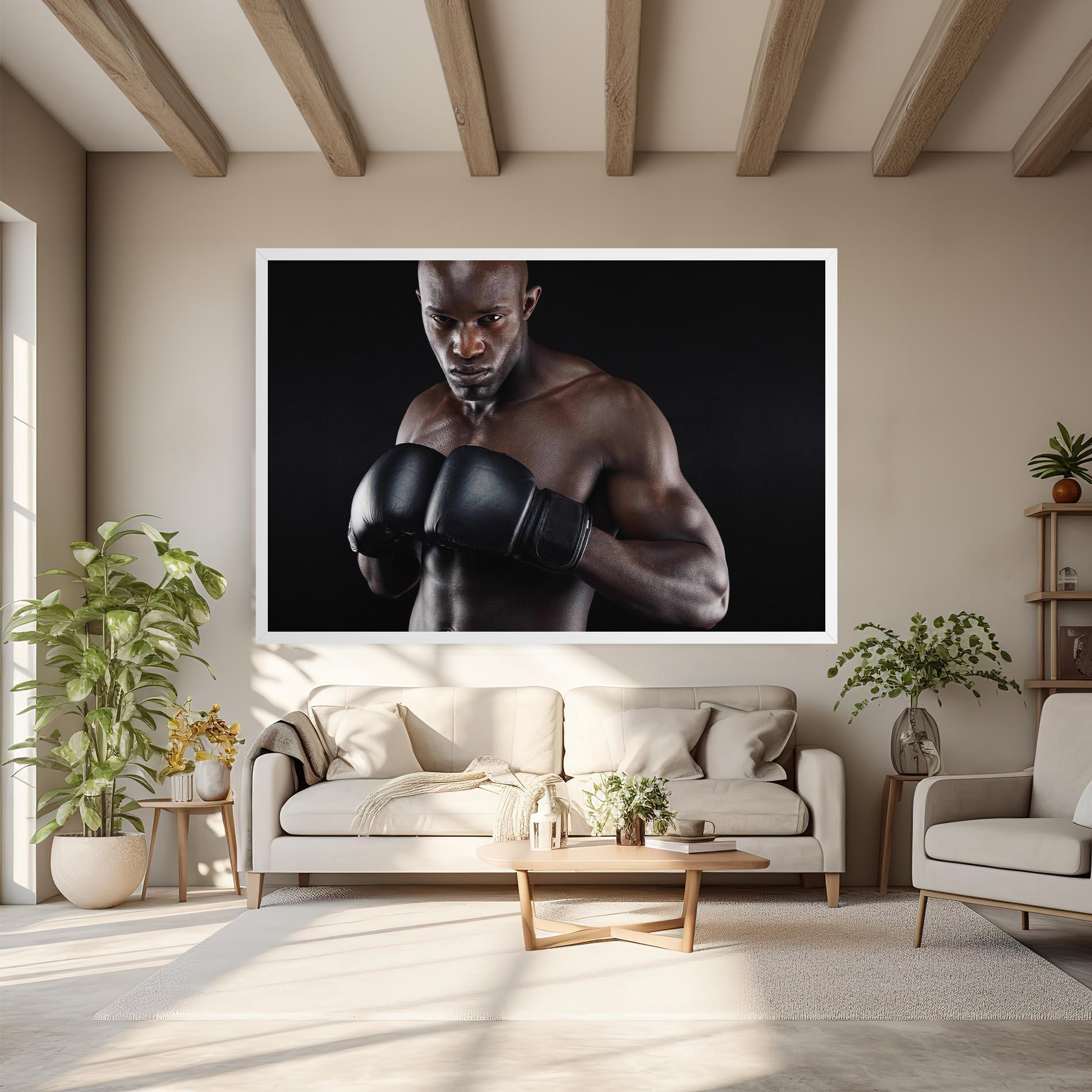 Tablou Canvas Powerful Fighter mockup 6