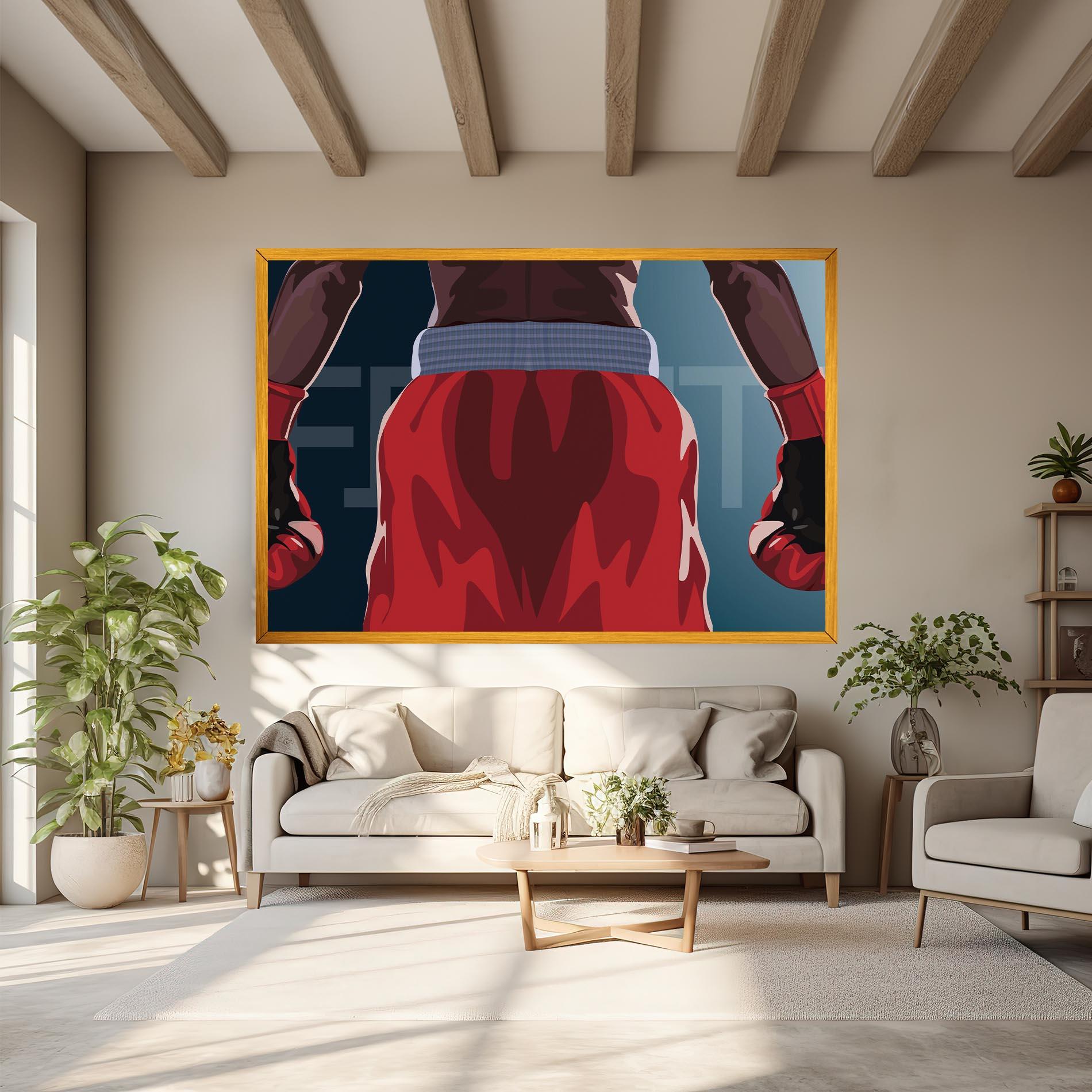 Tablou Canvas Fight Box mockup 6