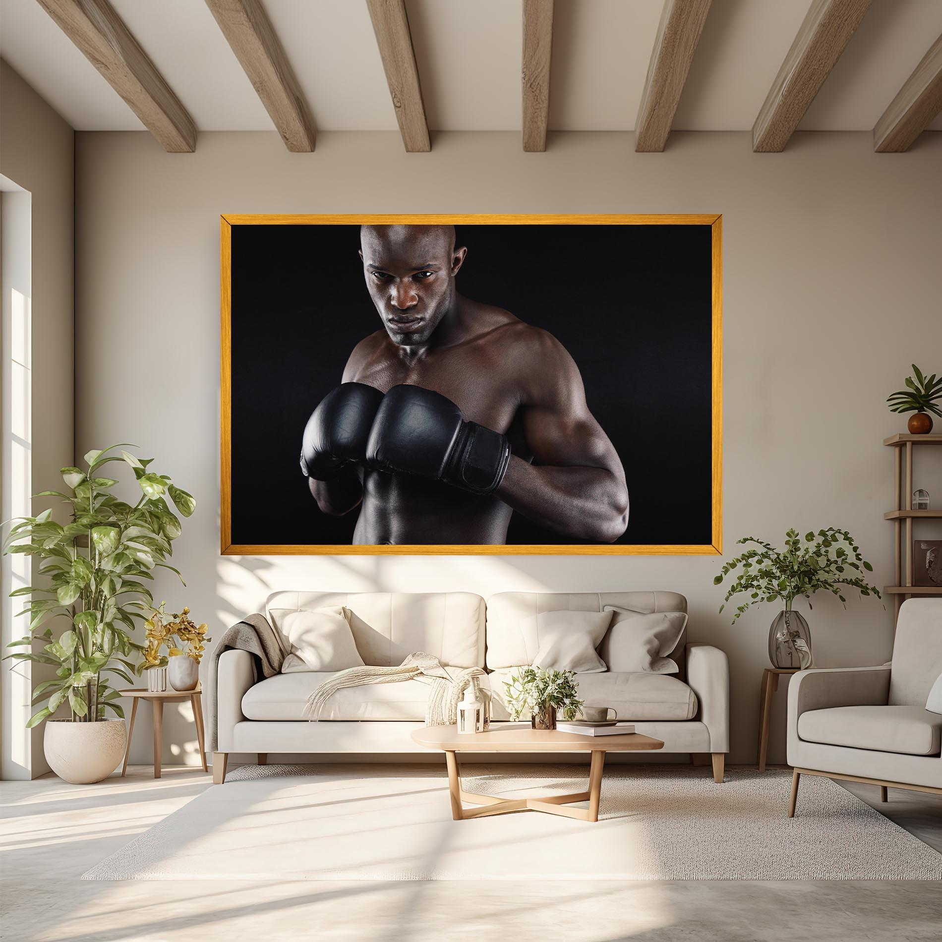 Tablou Canvas Powerful Fighter mockup 6