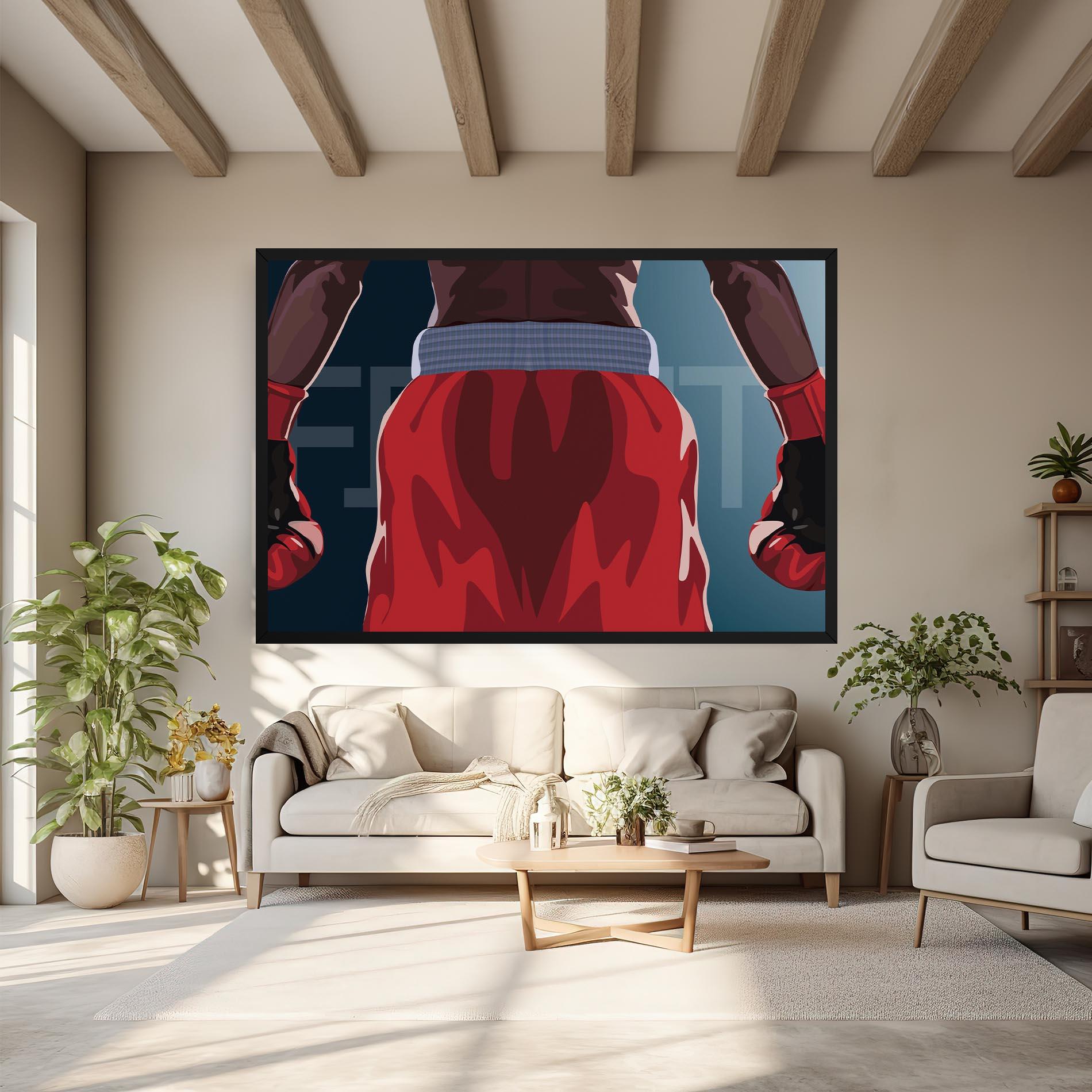 Tablou Canvas Fight Box mockup 6