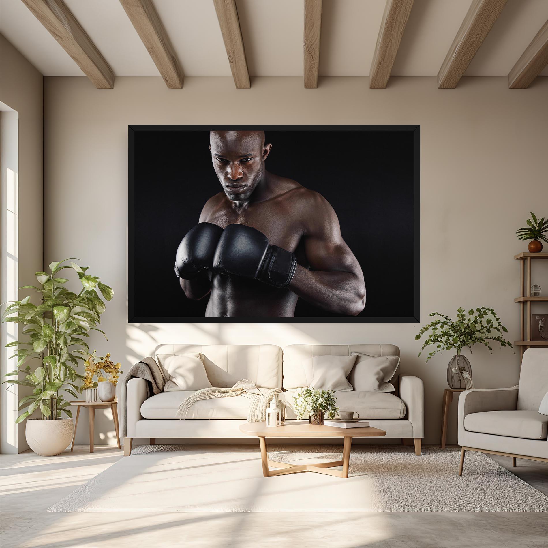Tablou Canvas Powerful Fighter mockup 6