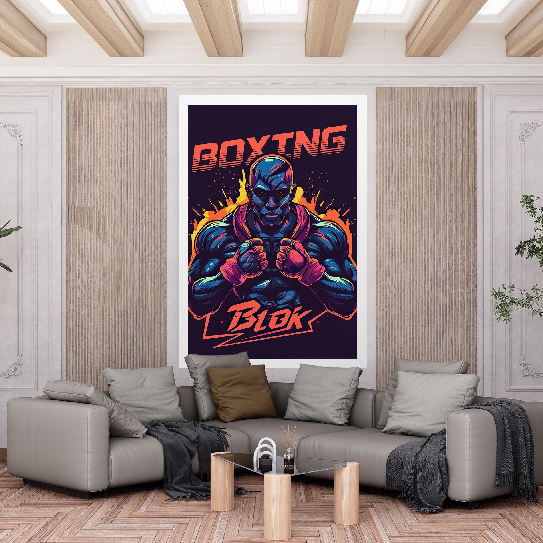 Tablou Canvas Boxing Blok mockup 6