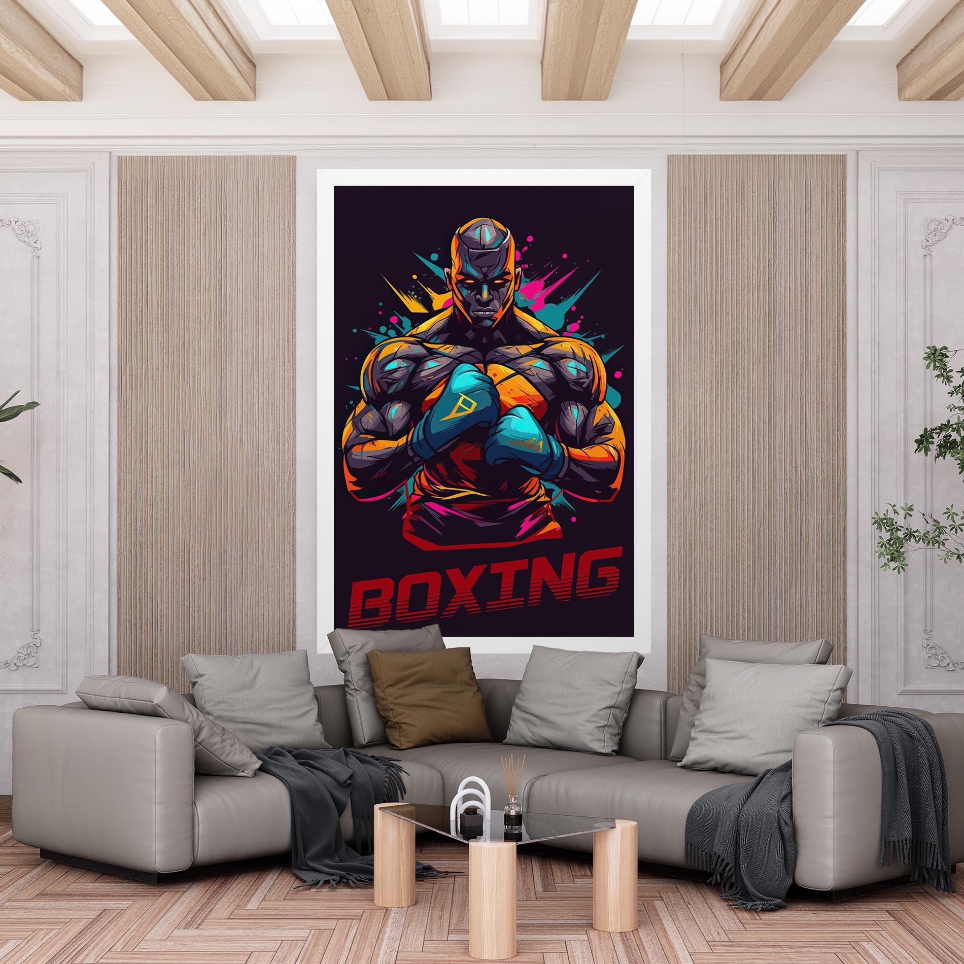 Tablou Canvas Boxing Strong mockup 6