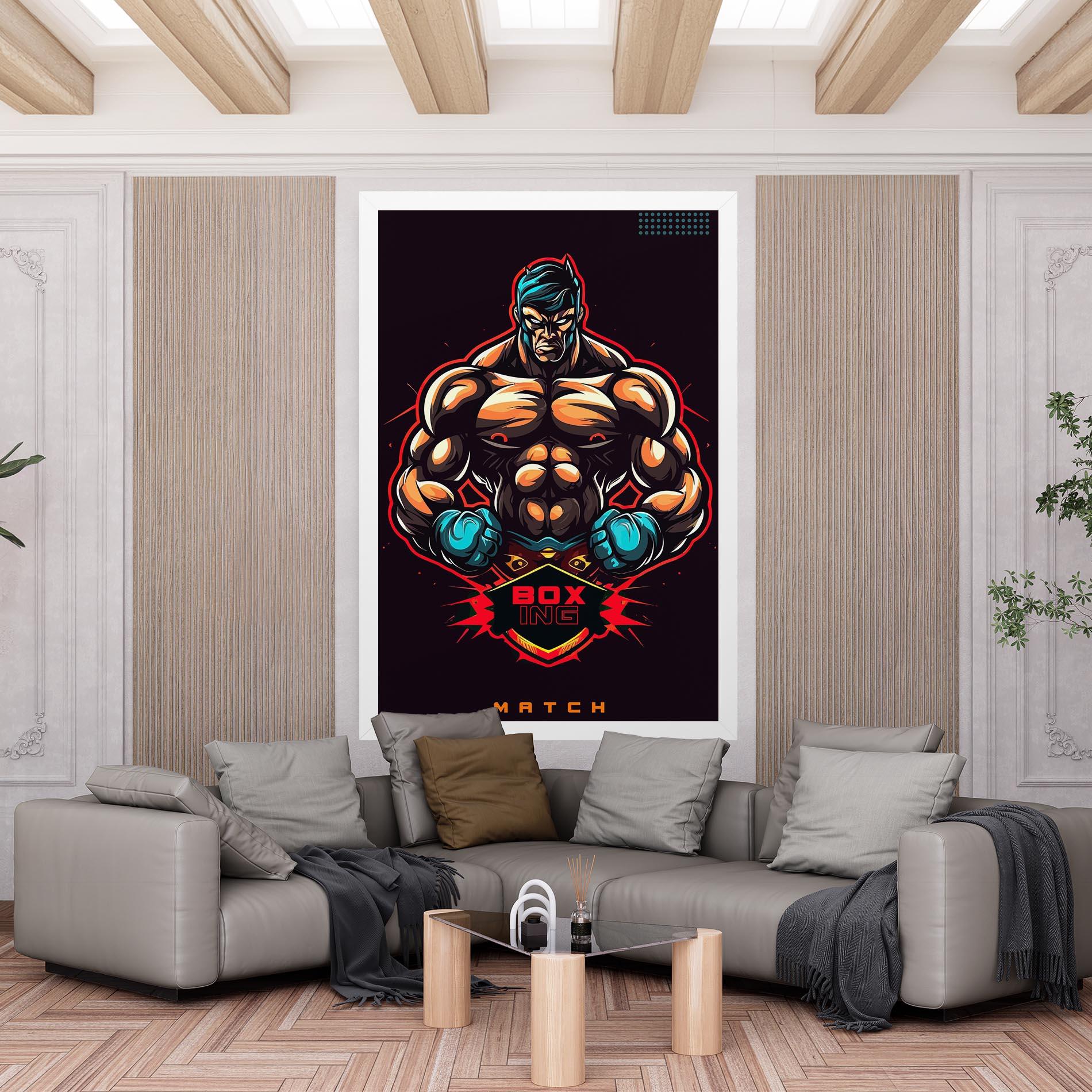 Tablou Canvas Light Blue Gloves mockup 6