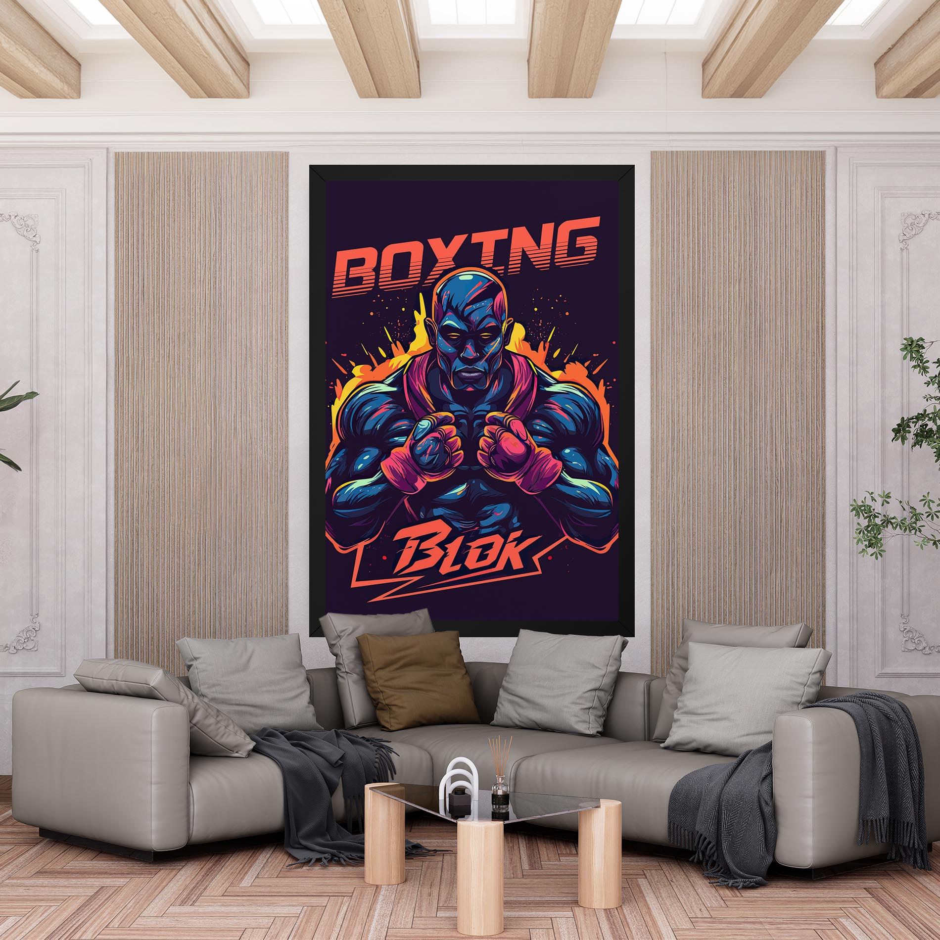 Tablou Canvas Boxing Blok mockup 6