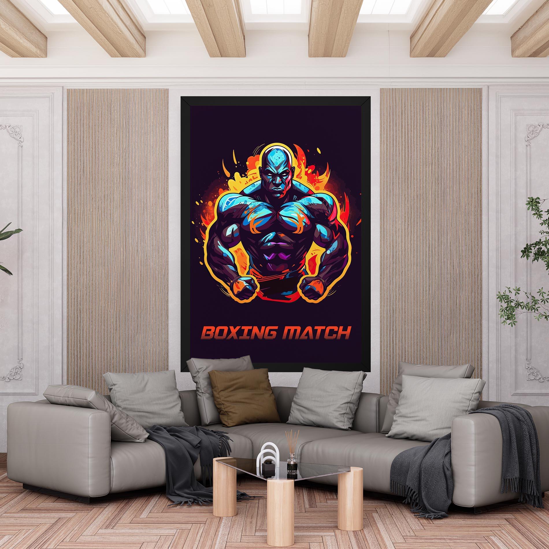 Tablou Canvas Boxing Strong Match mockup 6