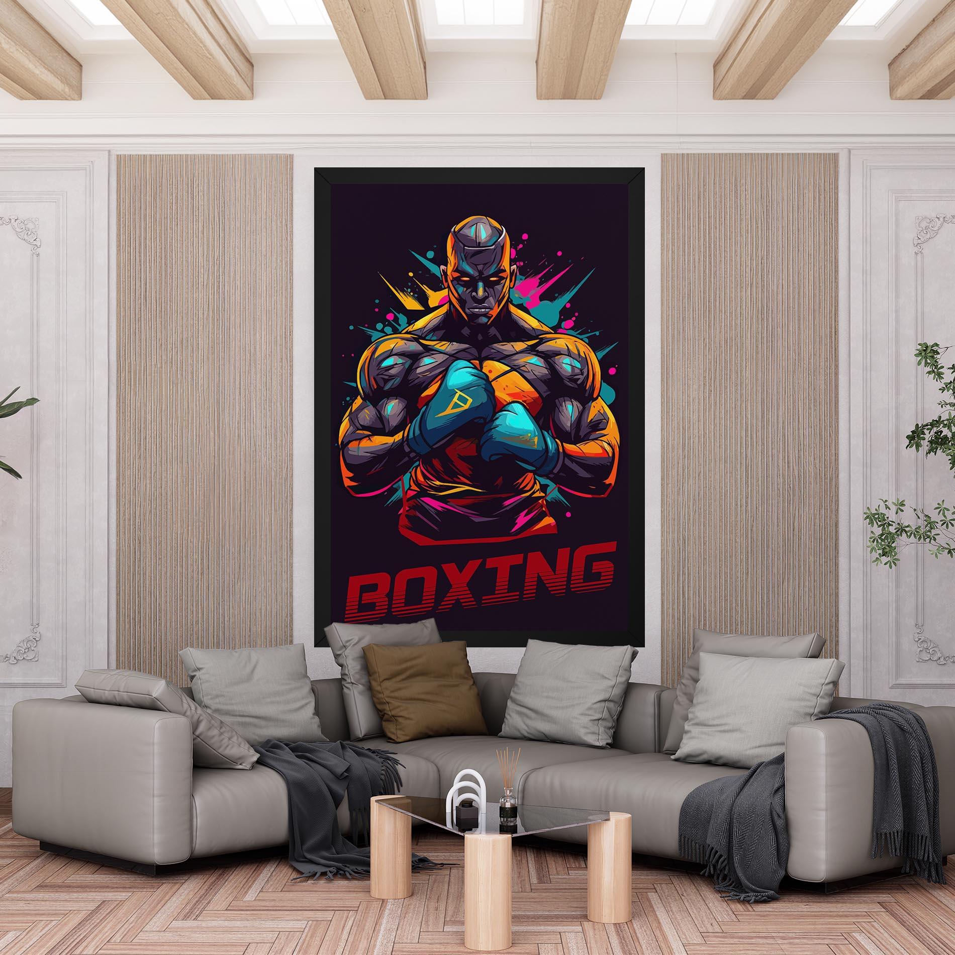 Tablou Canvas Boxing Strong mockup 6