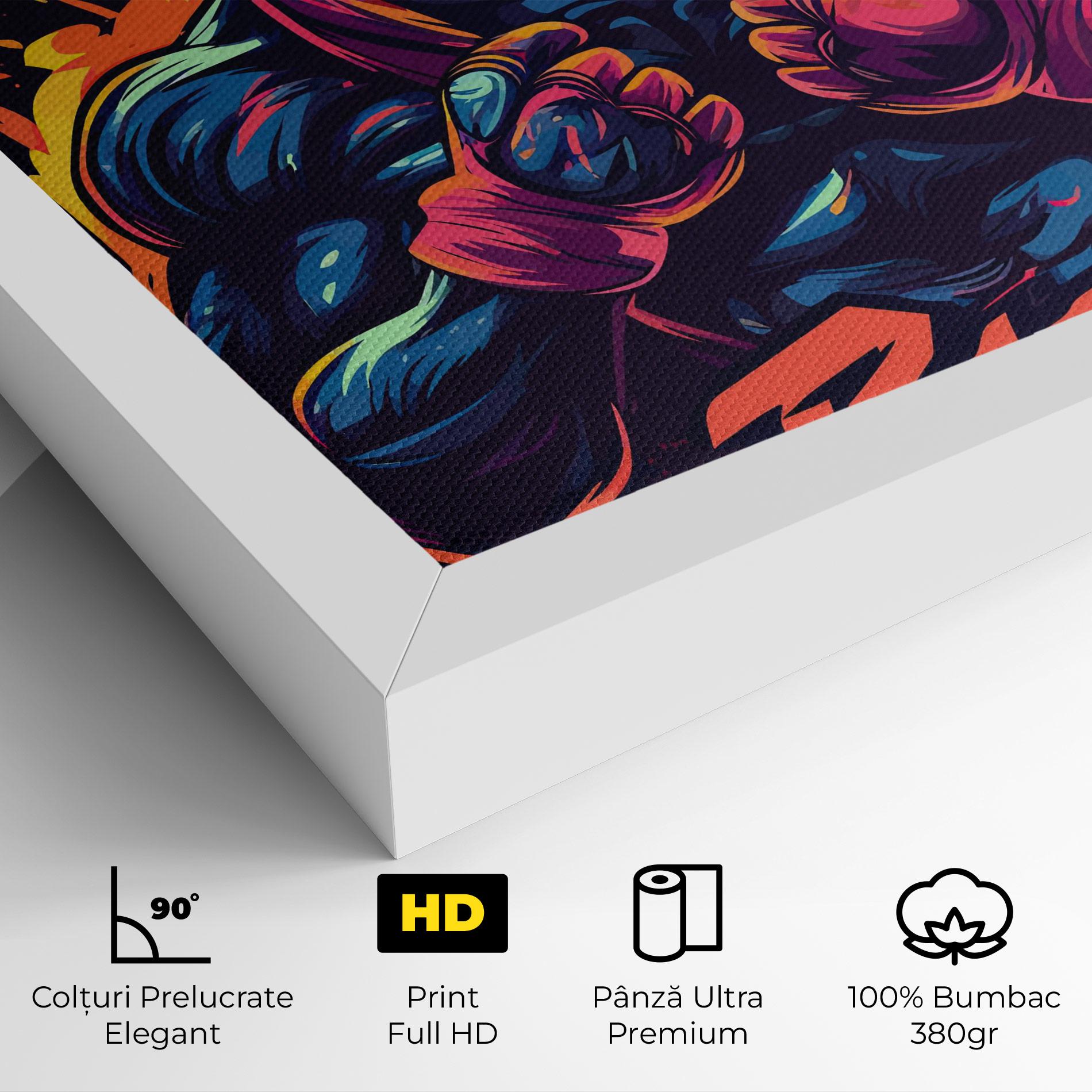 Tablou Canvas Boxing Blok mockup 4