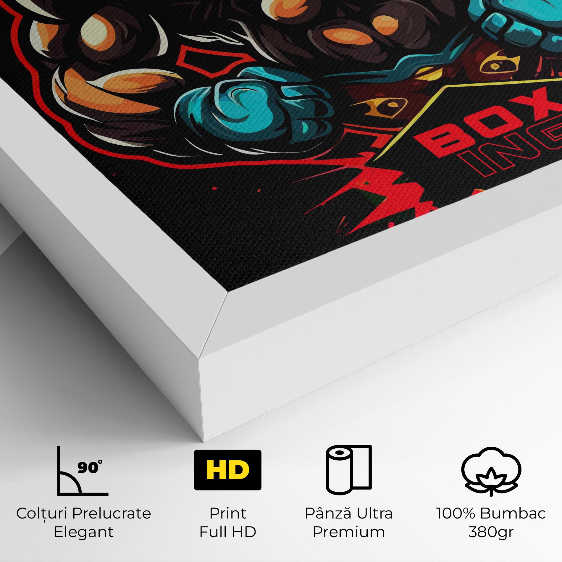 Tablou Canvas Light Blue Gloves mockup 4