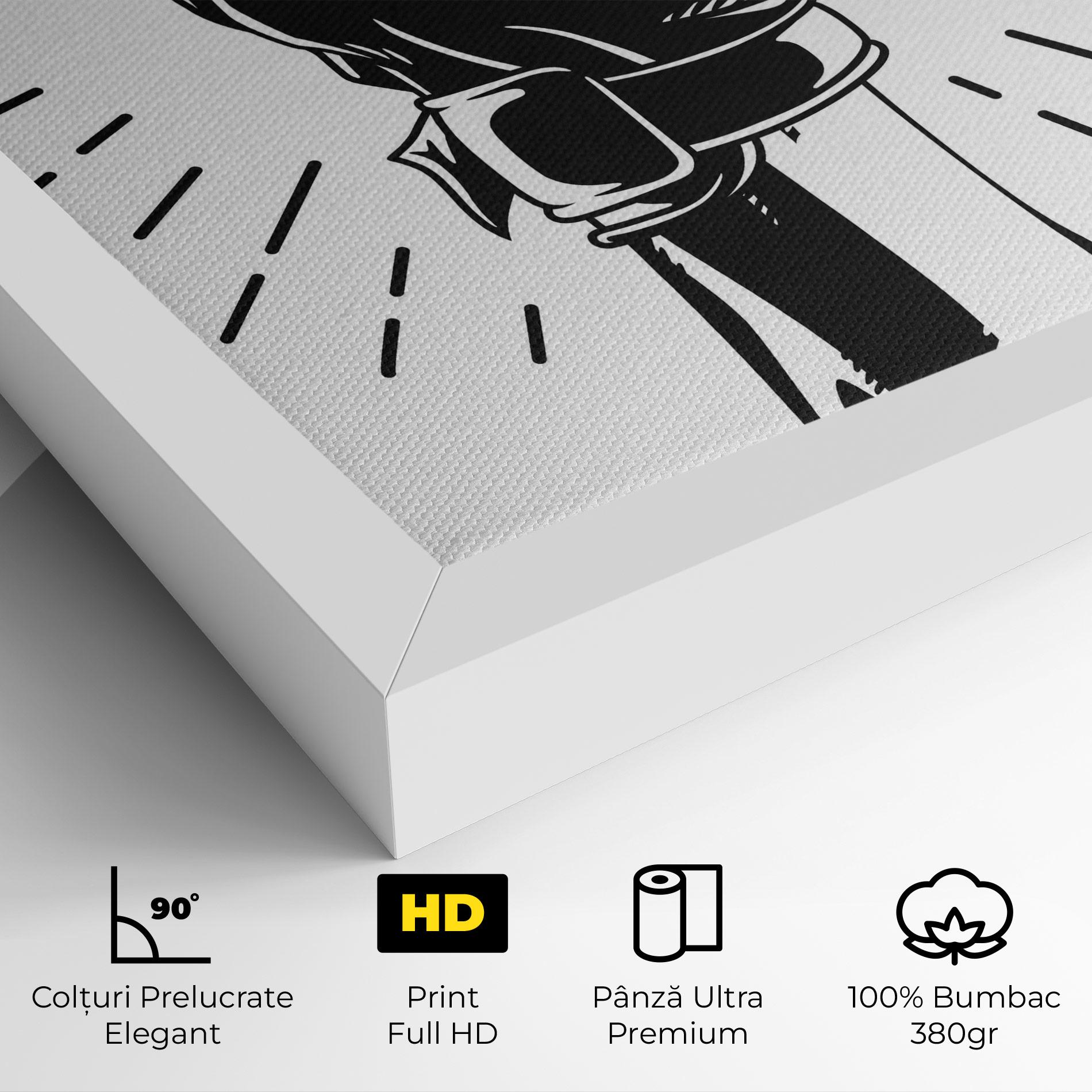 Tablou Canvas White Hand Boxing mockup 4