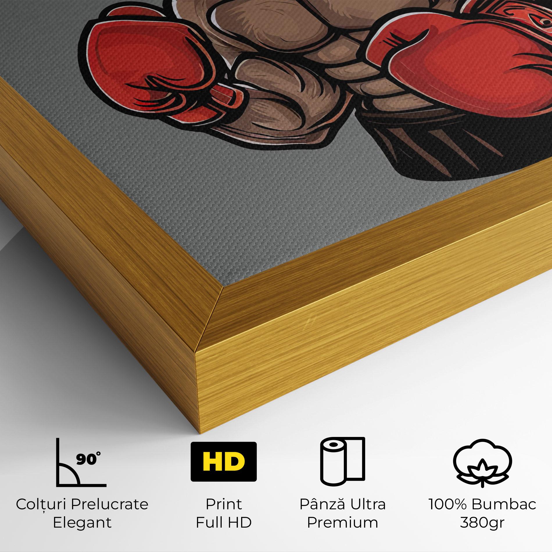 Tablou Canvas Boxer Dog mockup 4