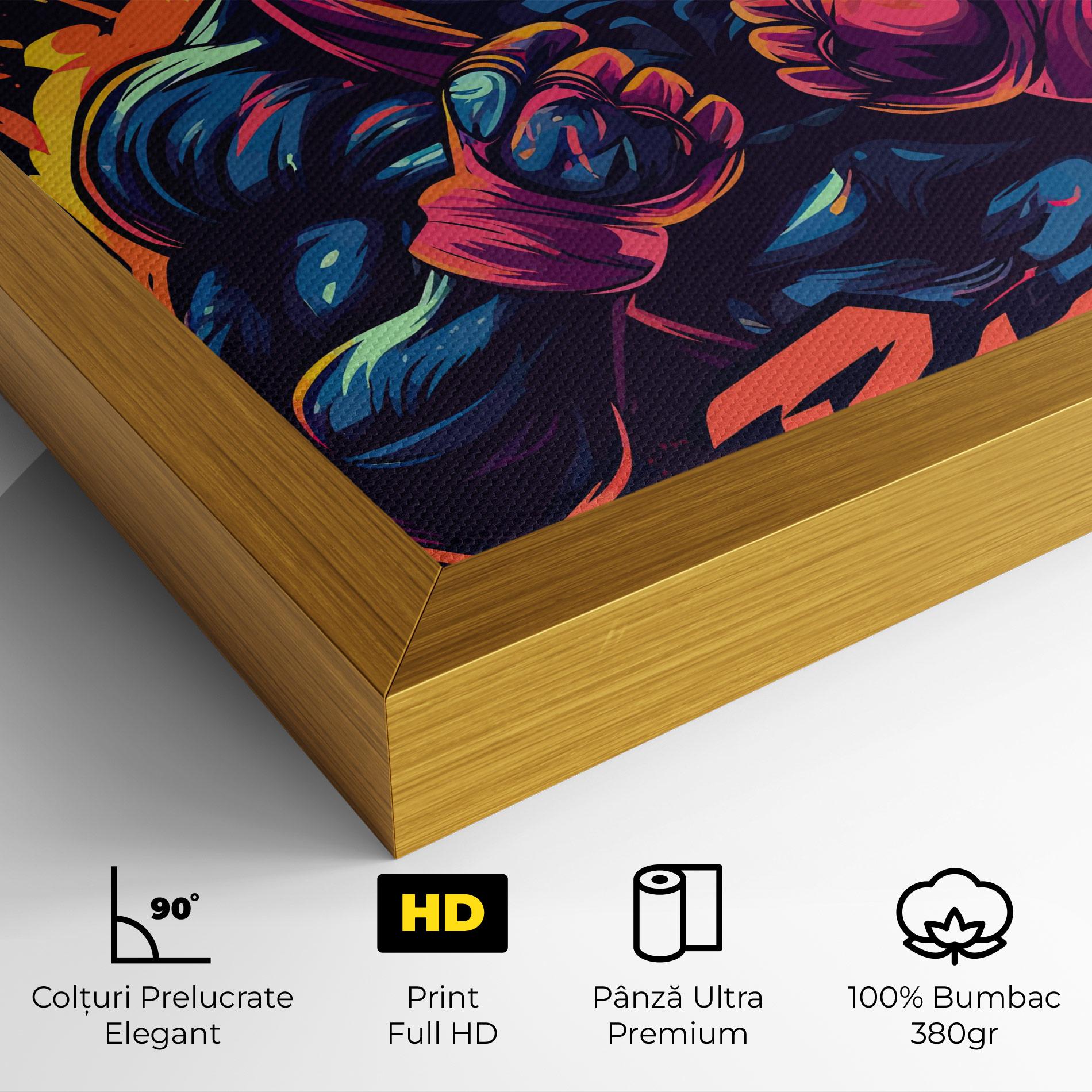 Tablou Canvas Boxing Blok mockup 4