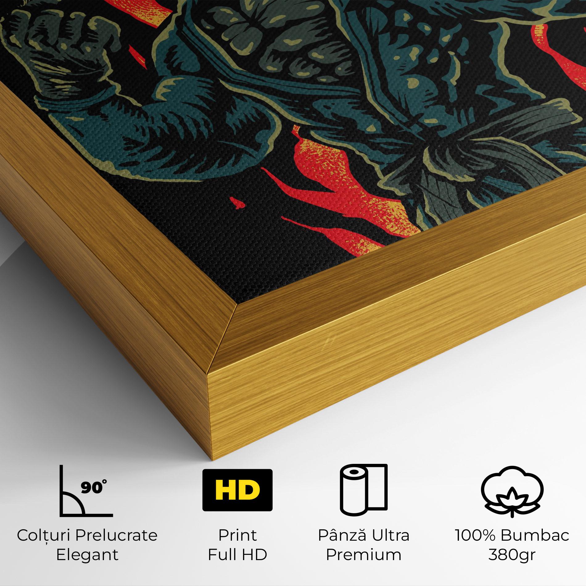 Tablou Canvas Gorilla Box Fighter mockup 4