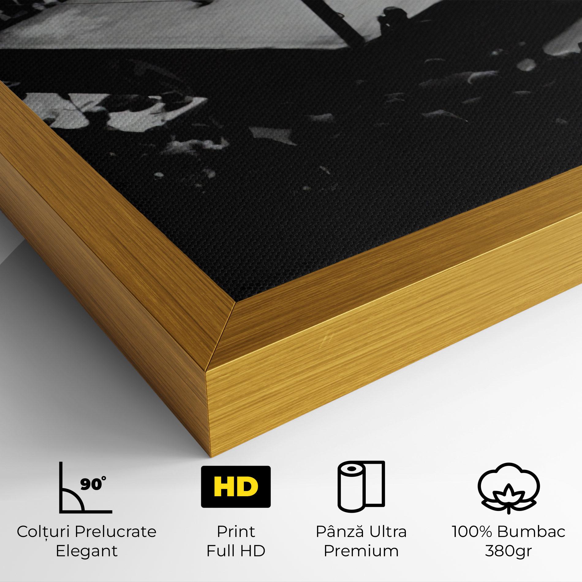 Tablou Canvas Grey Ring mockup 4