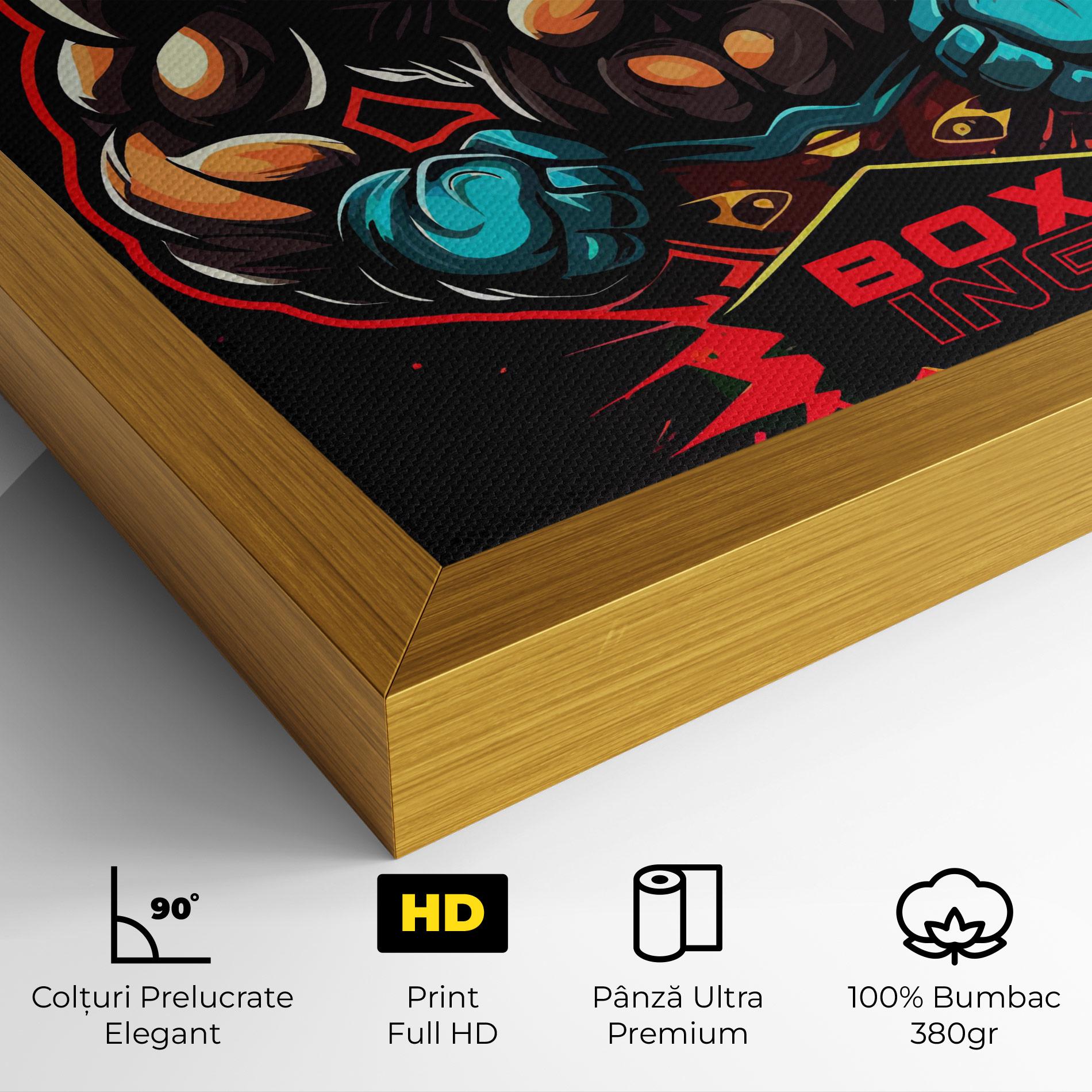 Tablou Canvas Light Blue Gloves mockup 4