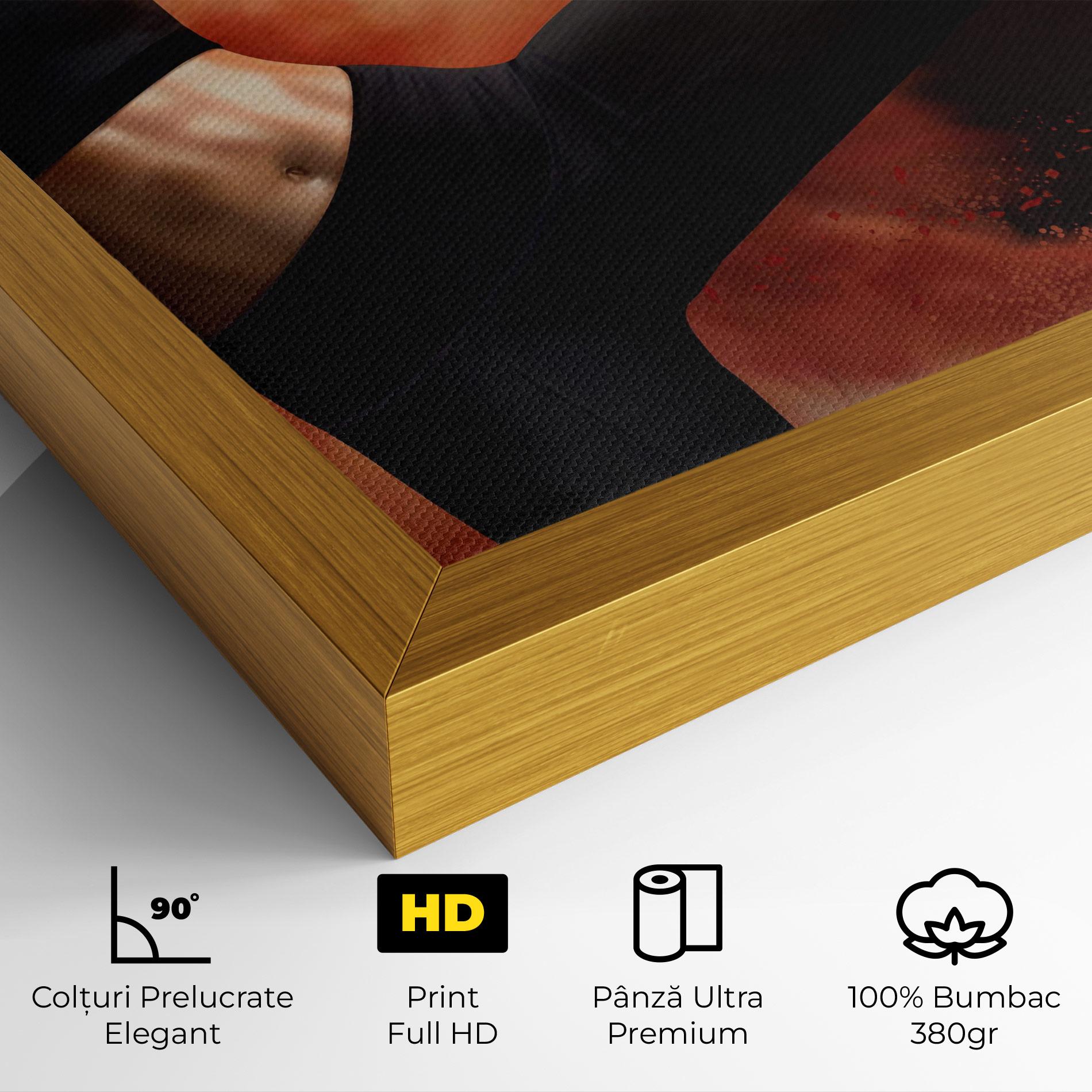 Tablou Canvas Woman Box mockup 4