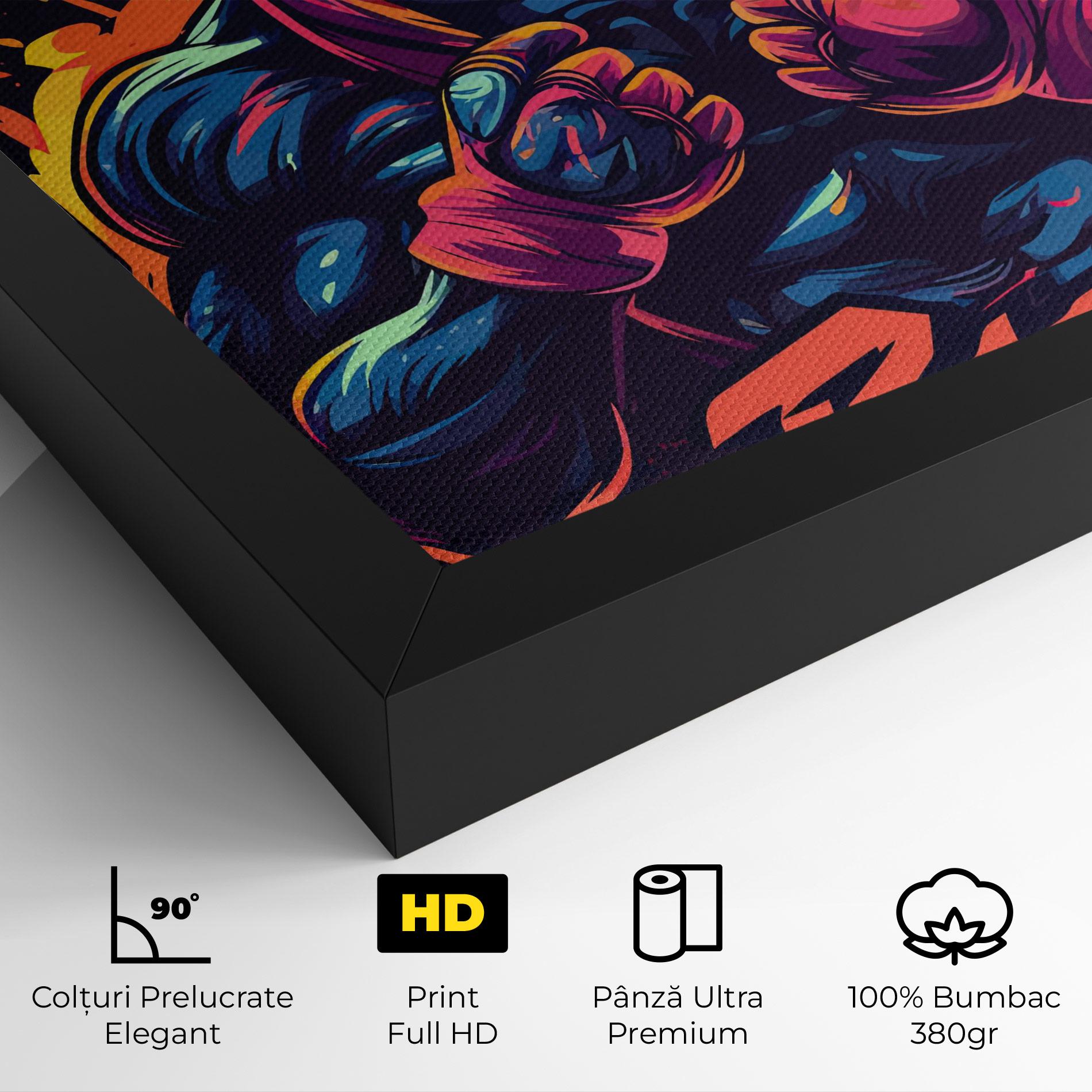 Tablou Canvas Boxing Blok mockup 4