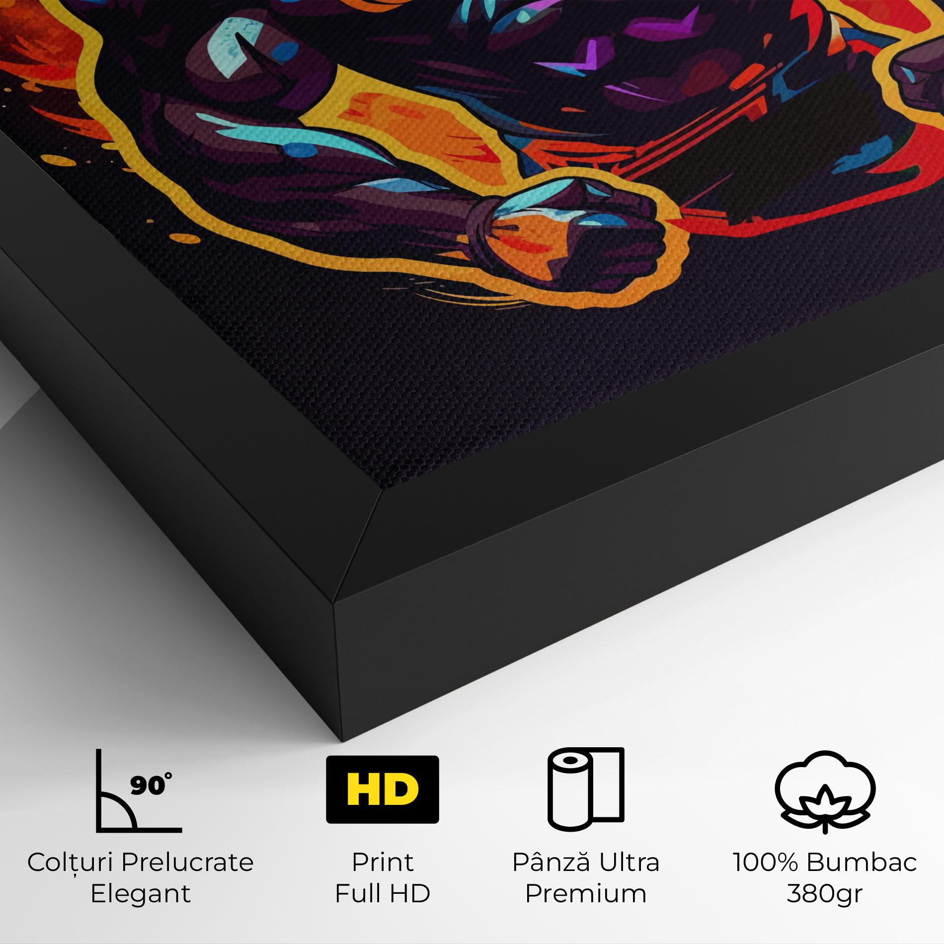 Tablou Canvas Boxing Strong Match mockup 4