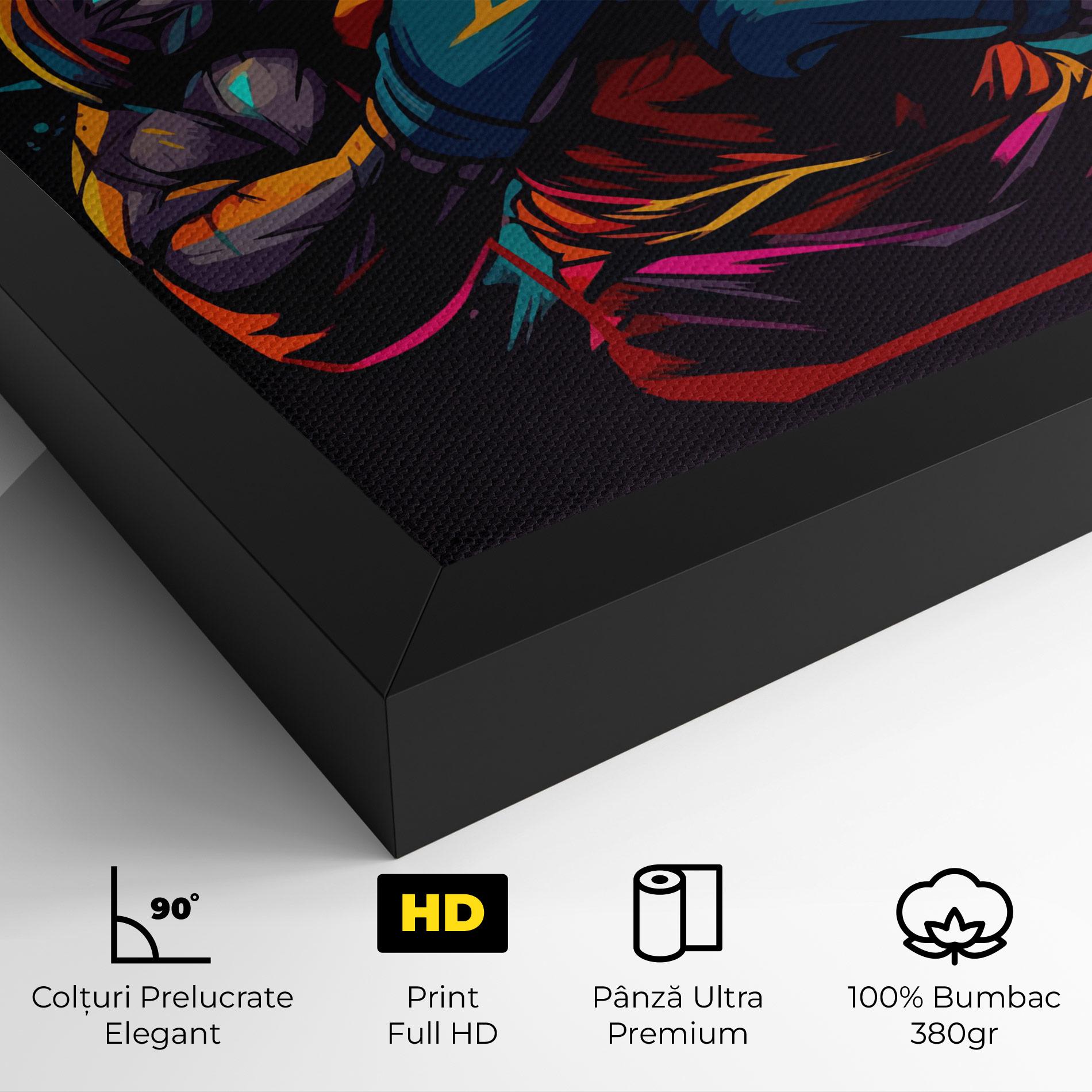 Tablou Canvas Boxing Strong mockup 4