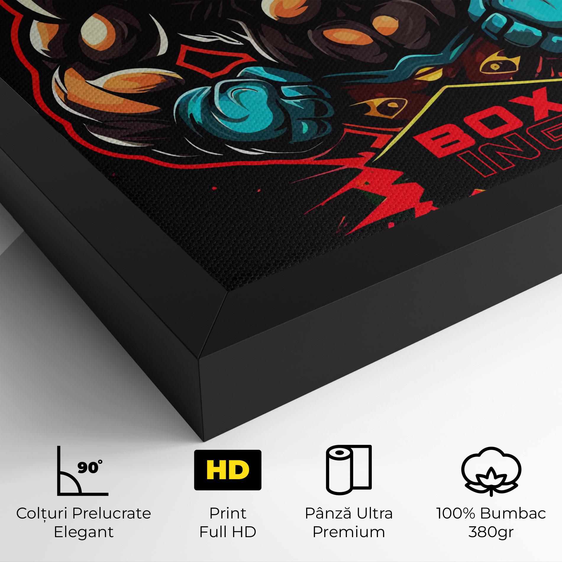 Tablou Canvas Light Blue Gloves mockup 4