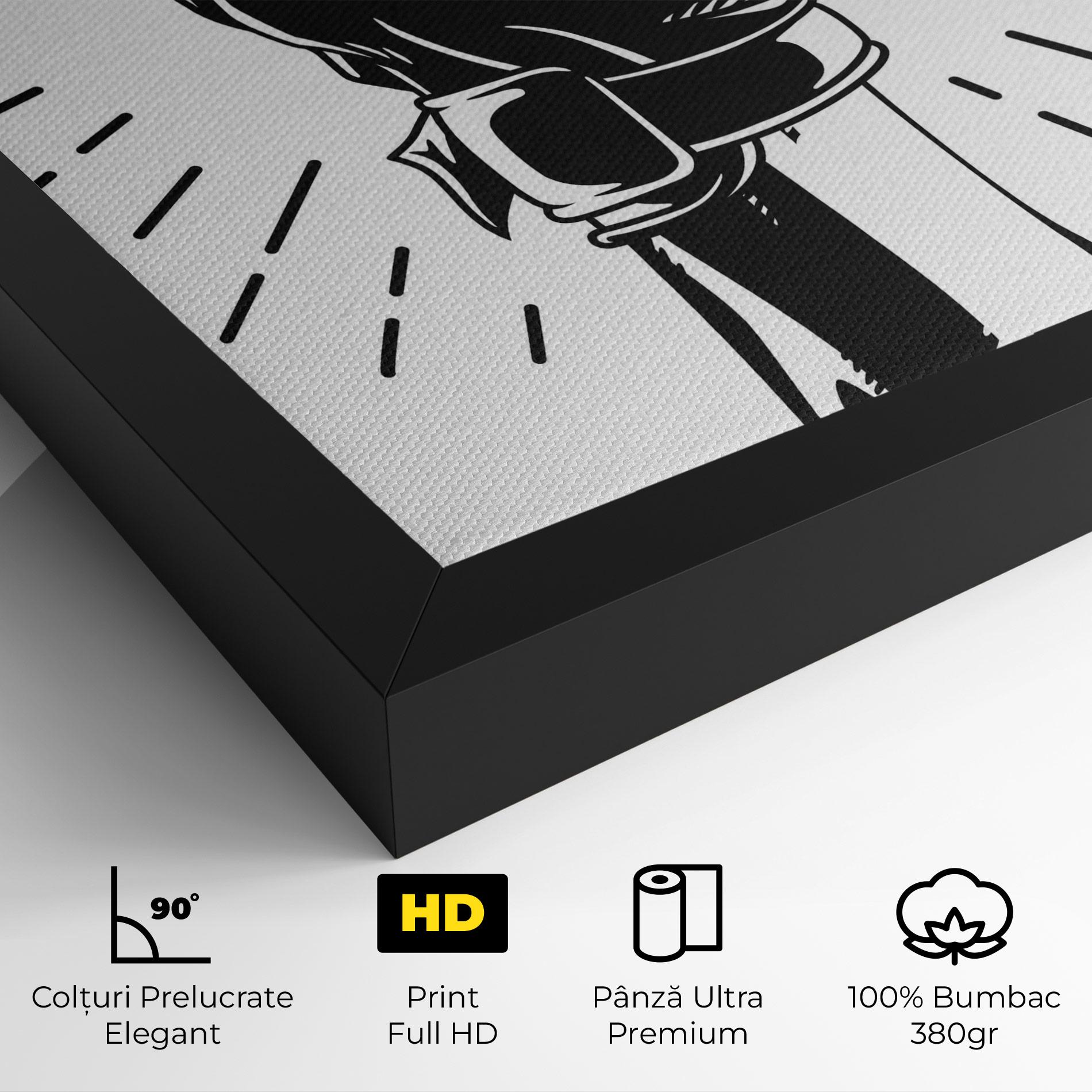 Tablou Canvas White Hand Boxing mockup 4