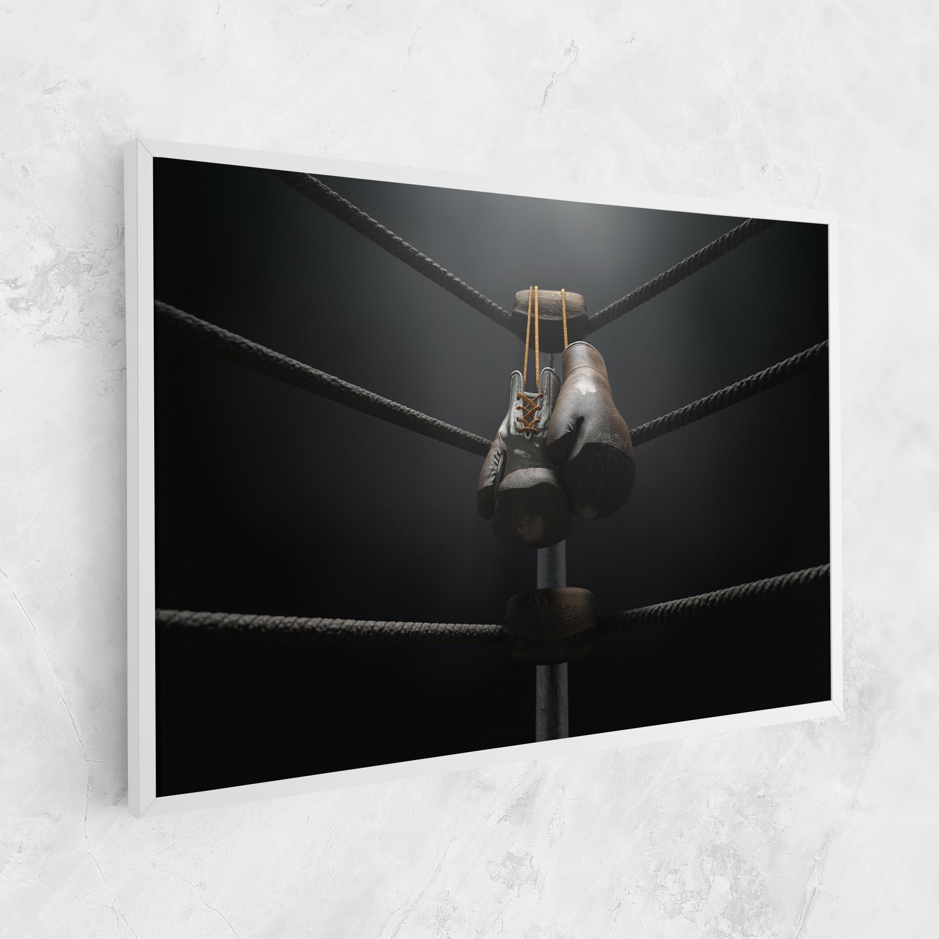 Tablou Canvas Black Boxing Glove mockup 1