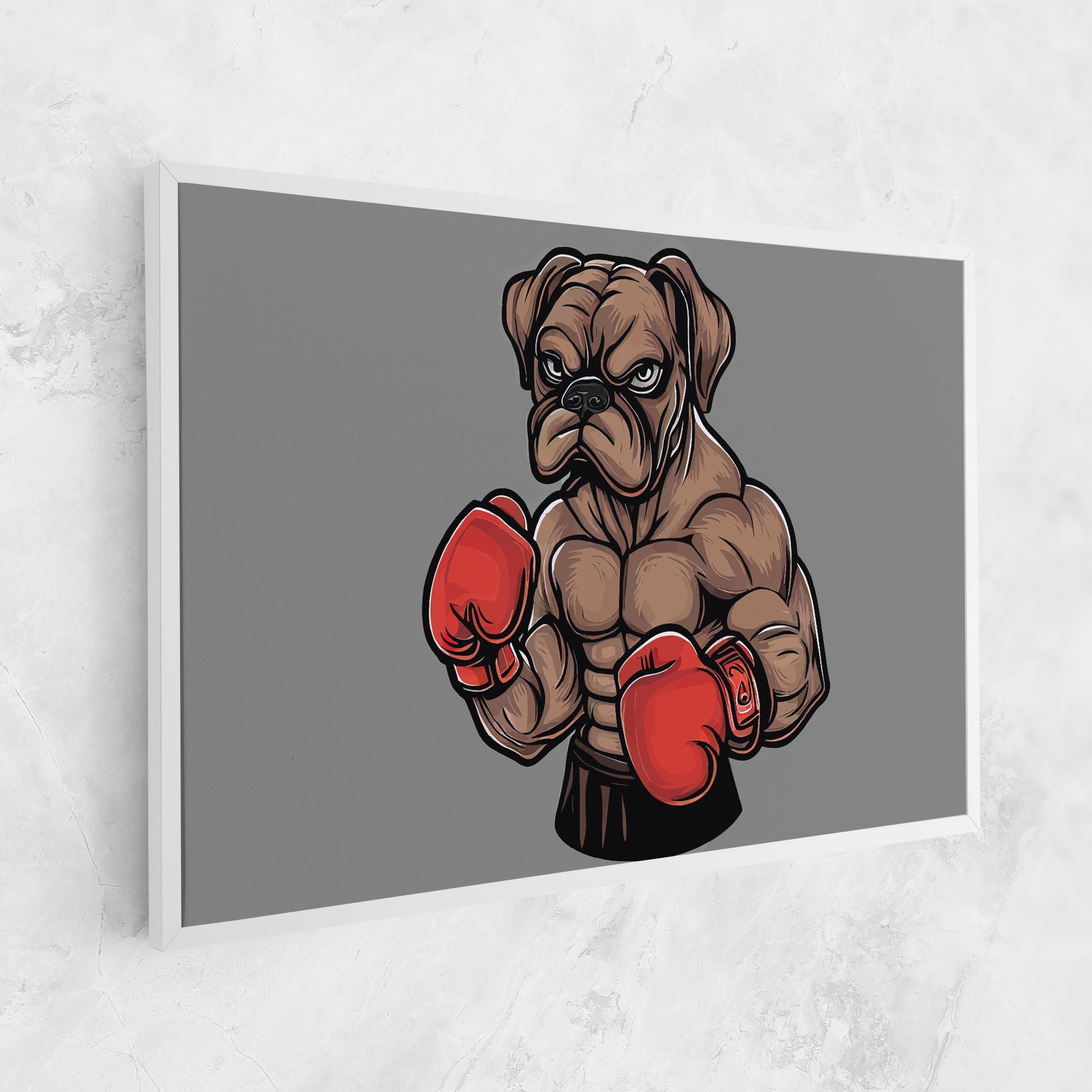 Tablou Canvas Boxer Dog mockup 1