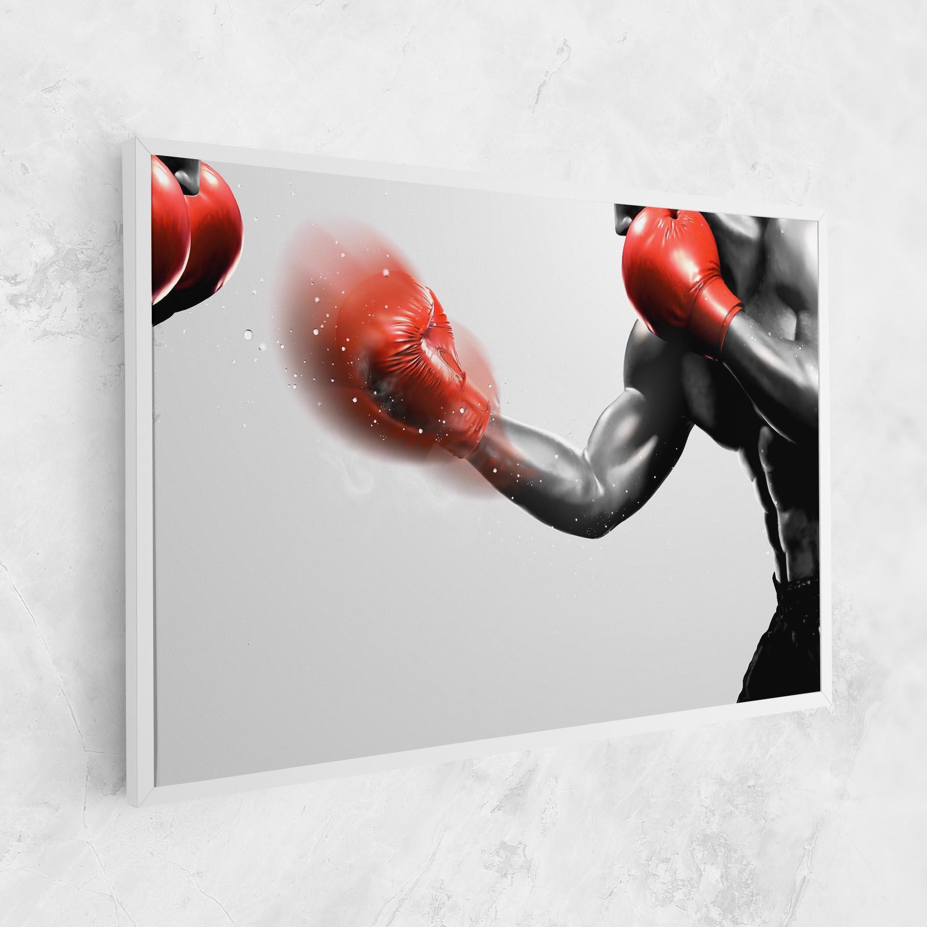 Tablou Canvas Red Smoke Box mockup 1