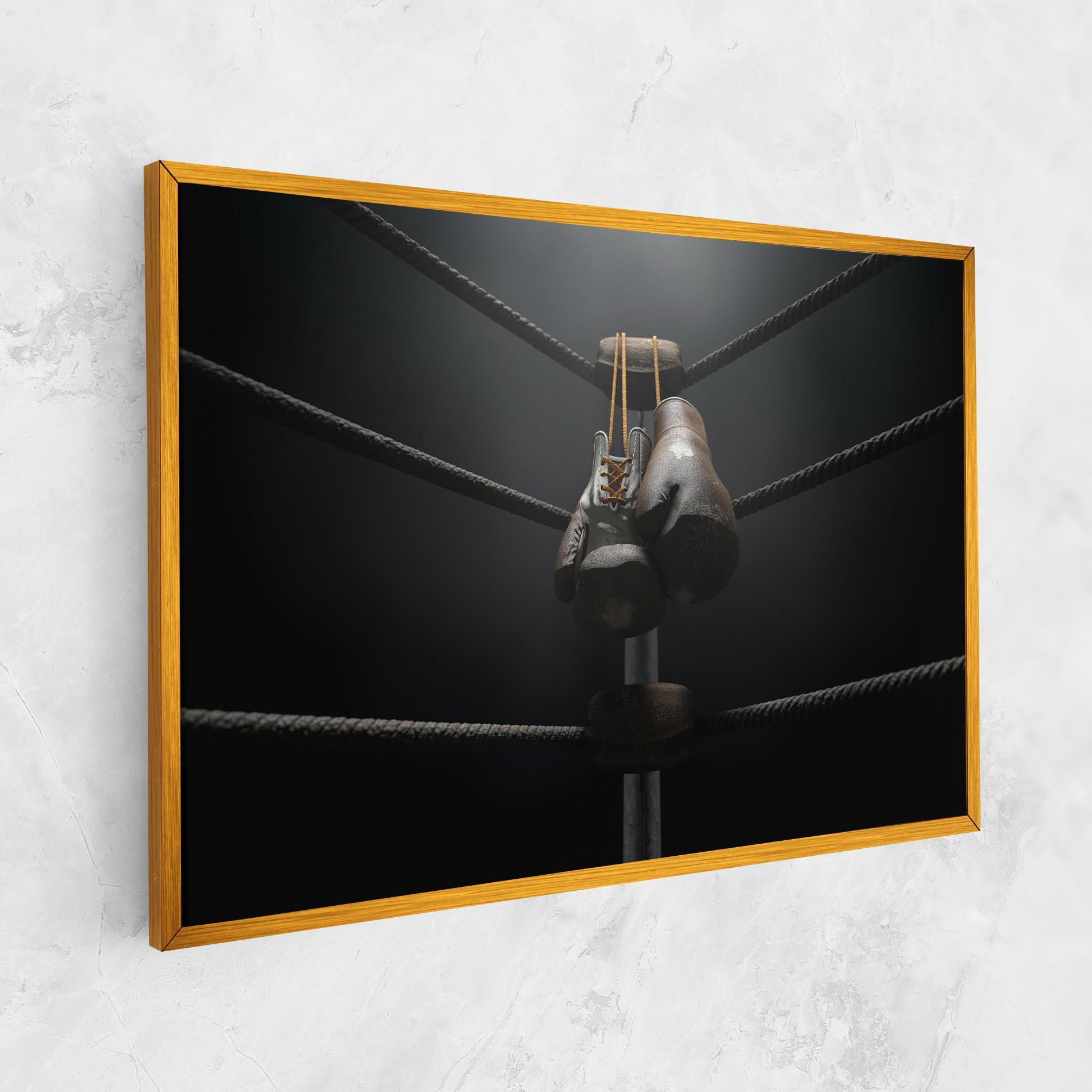 Tablou Canvas Black Boxing Glove mockup 1