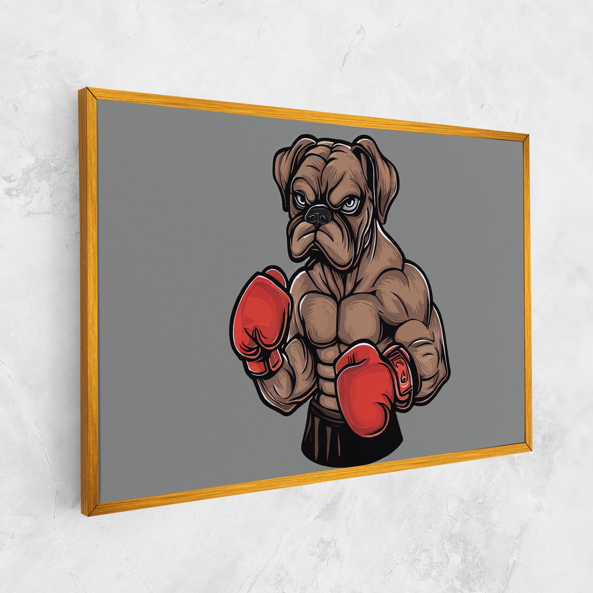 Tablou Canvas Boxer Dog mockup 1