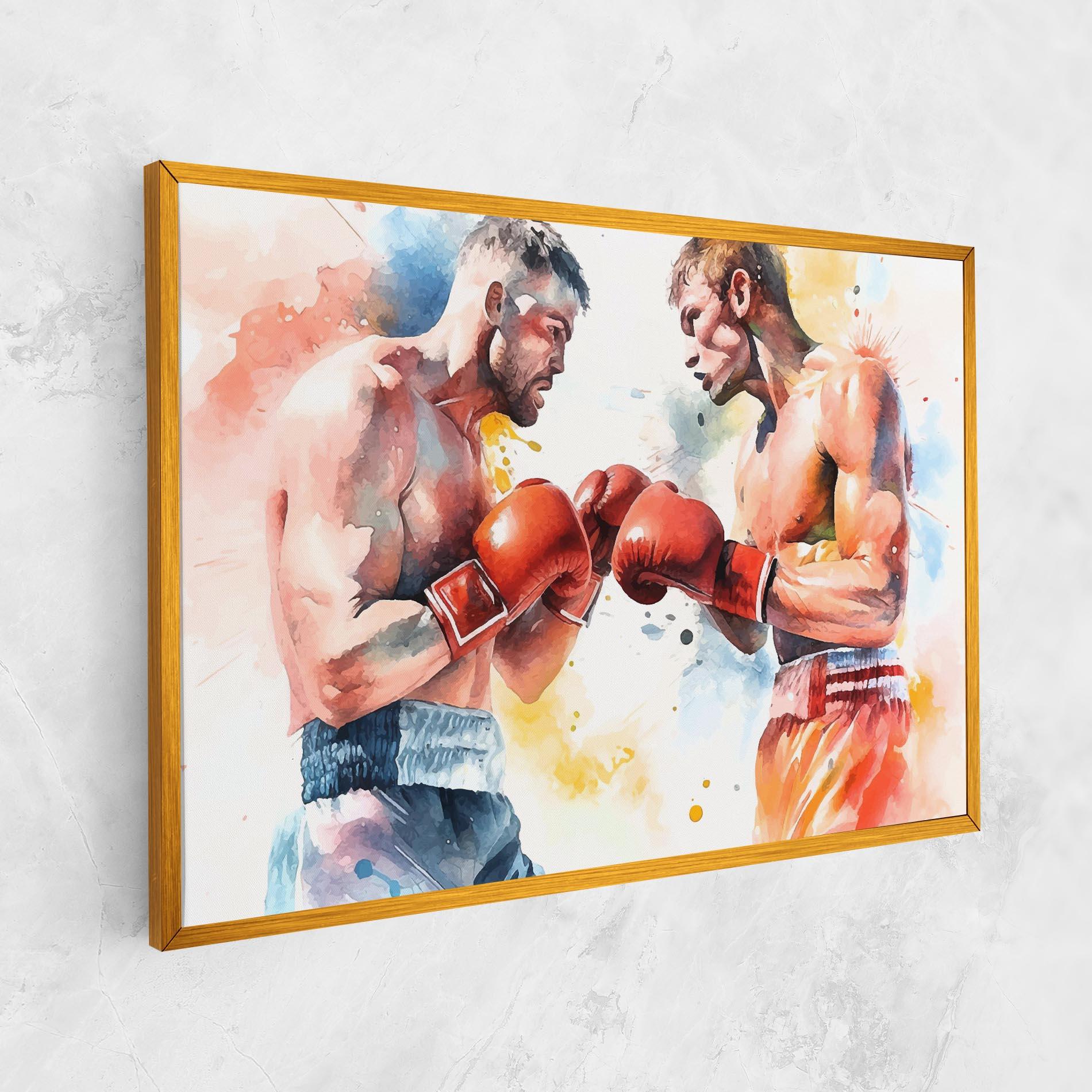 Tablou Canvas Boxing Match Art mockup 1