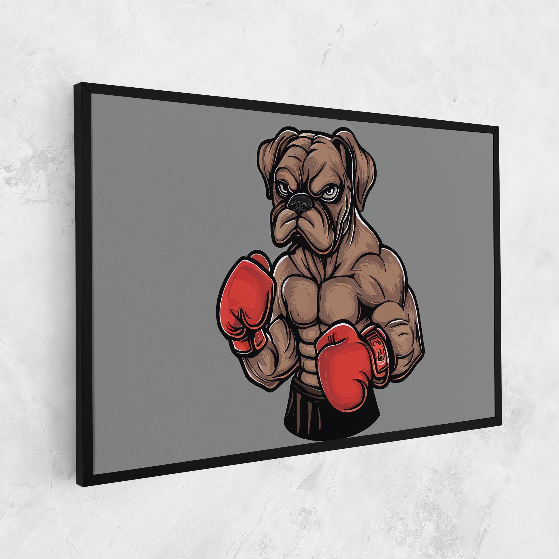 Tablou Canvas Boxer Dog mockup 1