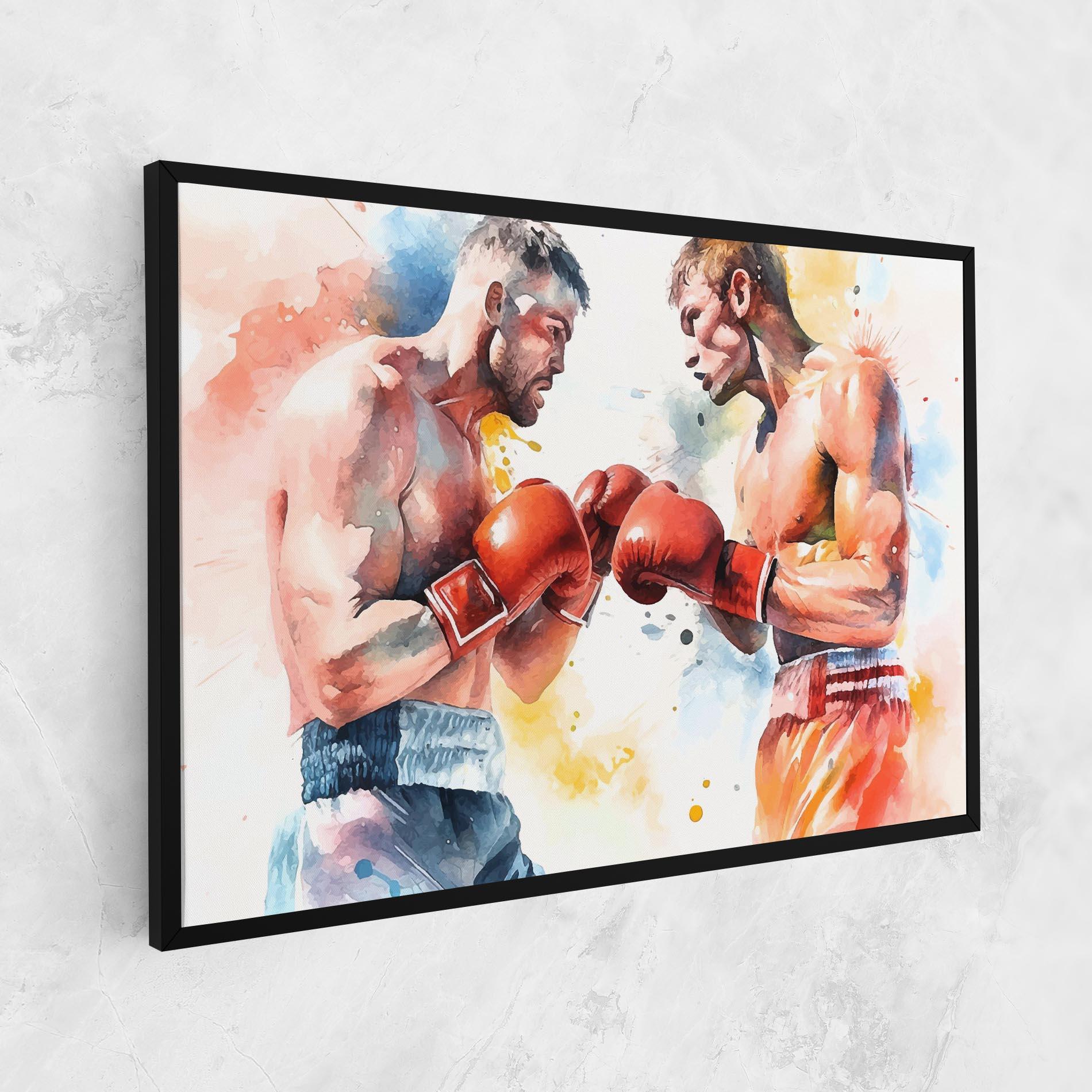 Tablou Canvas Boxing Match Art mockup 1
