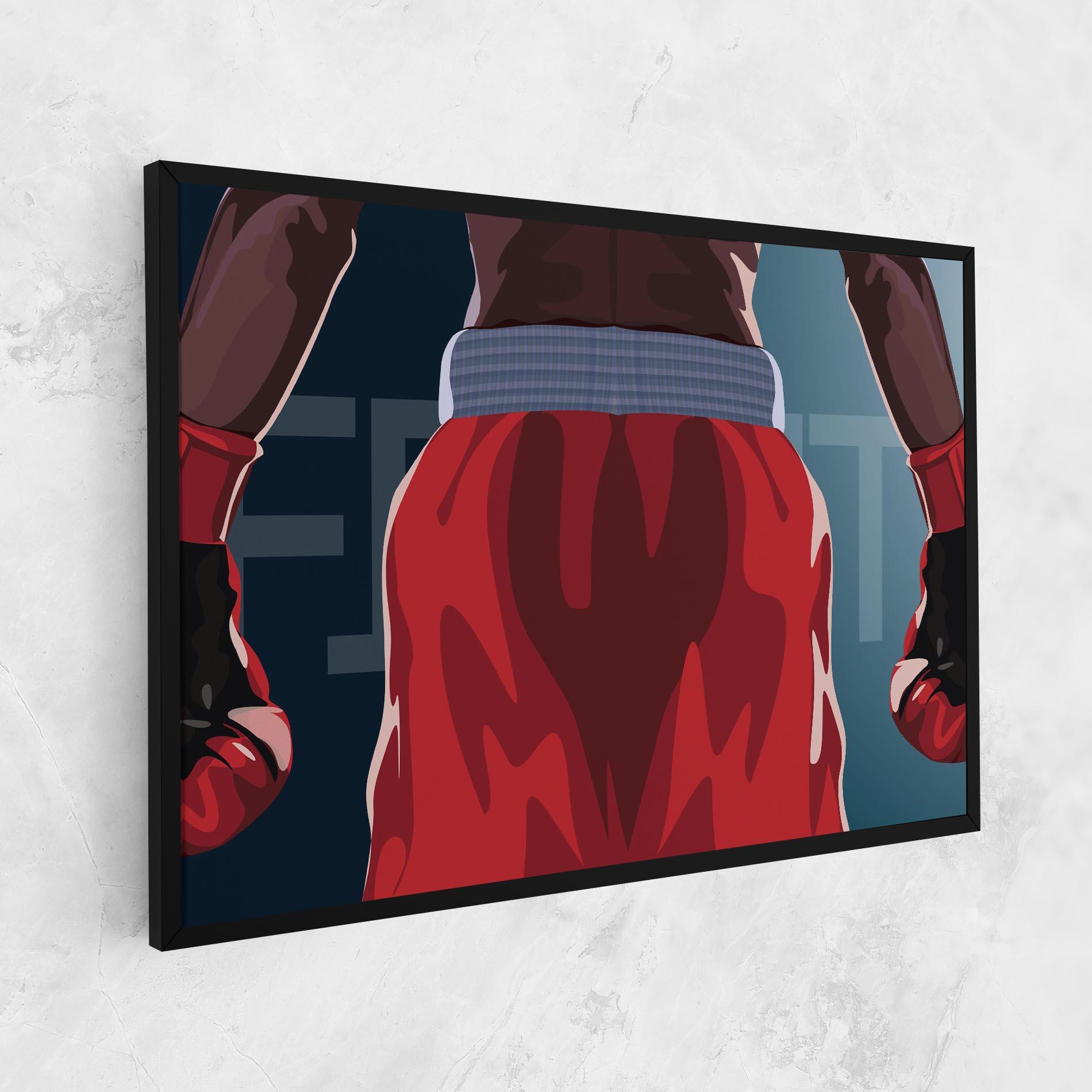 Tablou Canvas Fight Box mockup 1