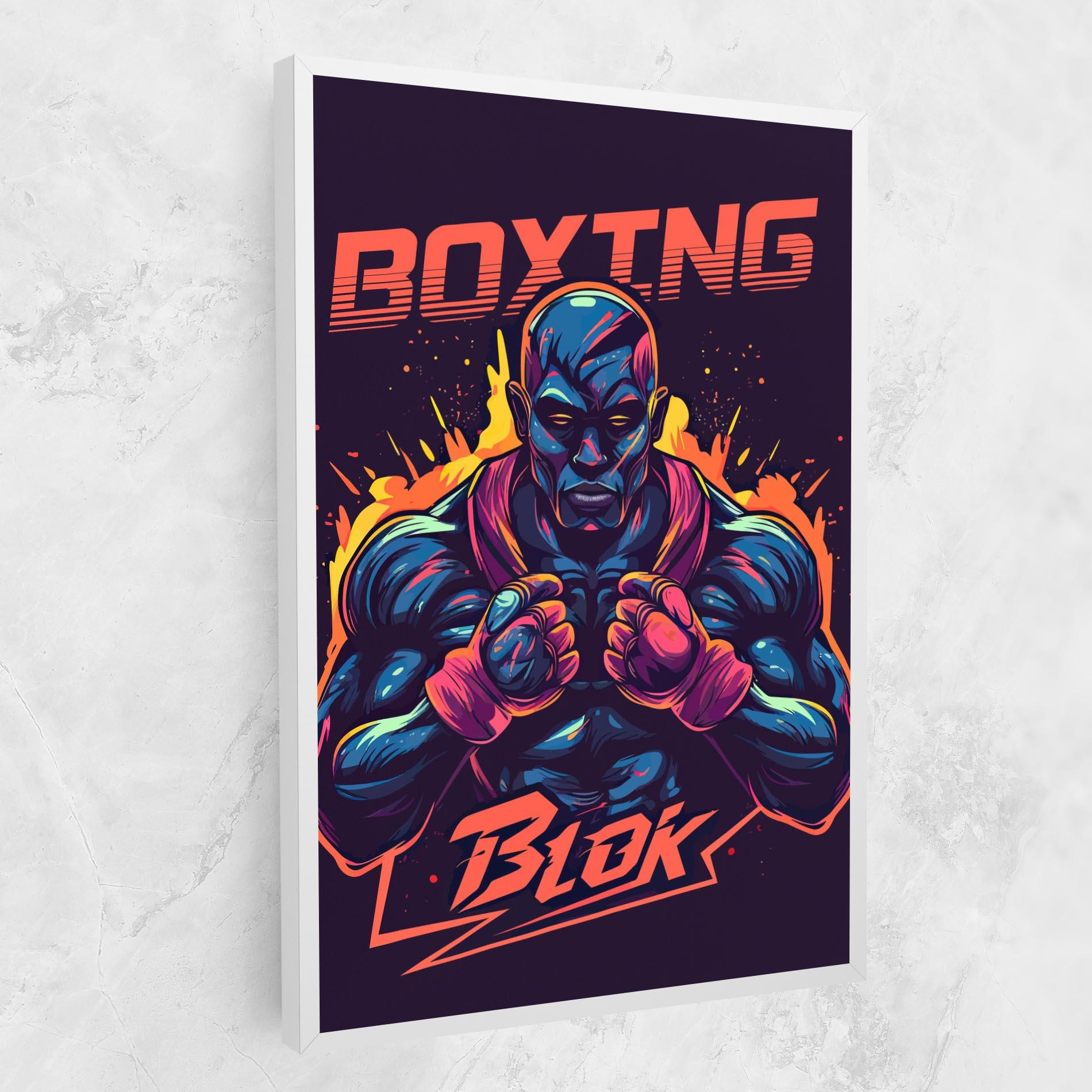 Tablou Canvas Boxing Blok mockup 1