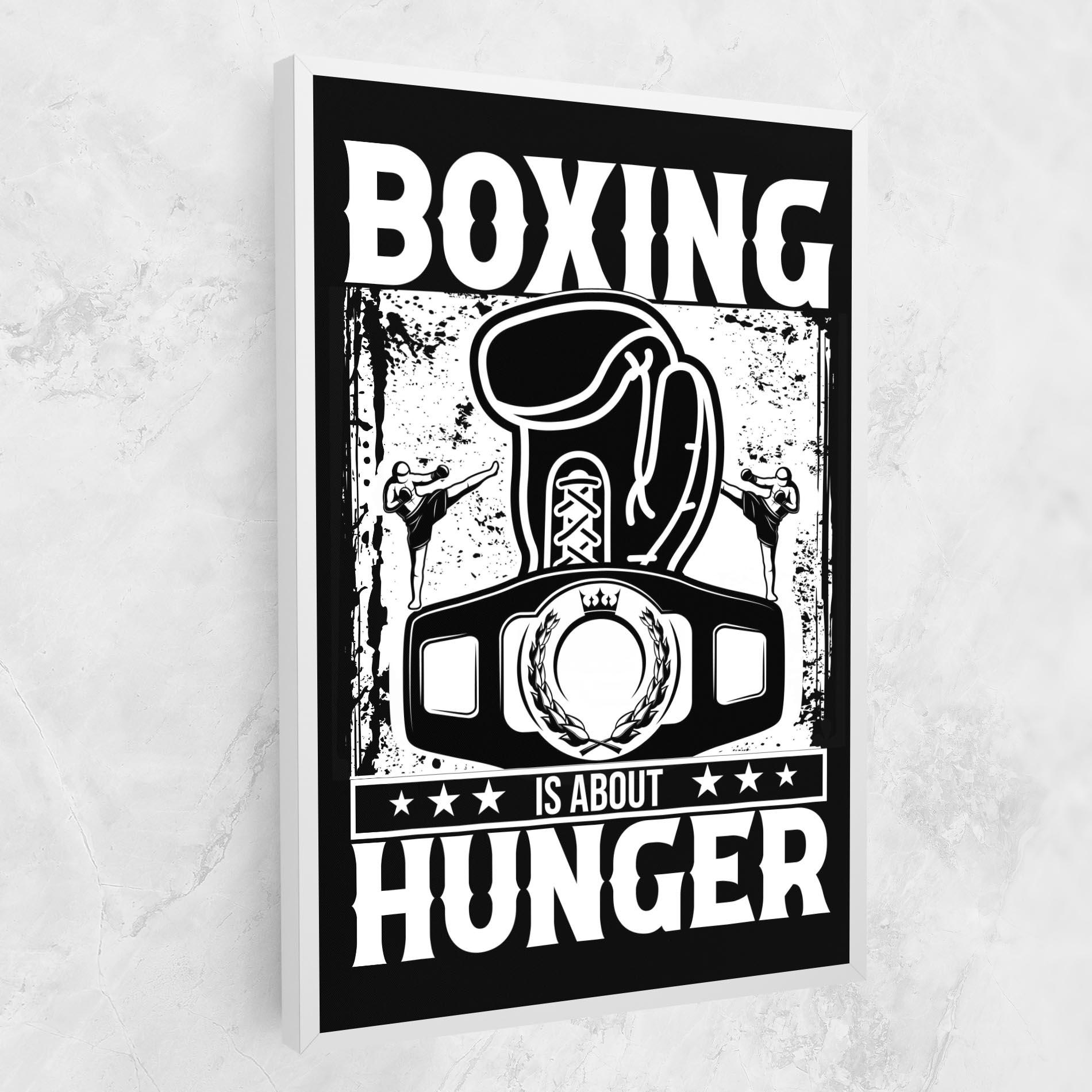 Tablou Canvas Boxing Hunger mockup 1