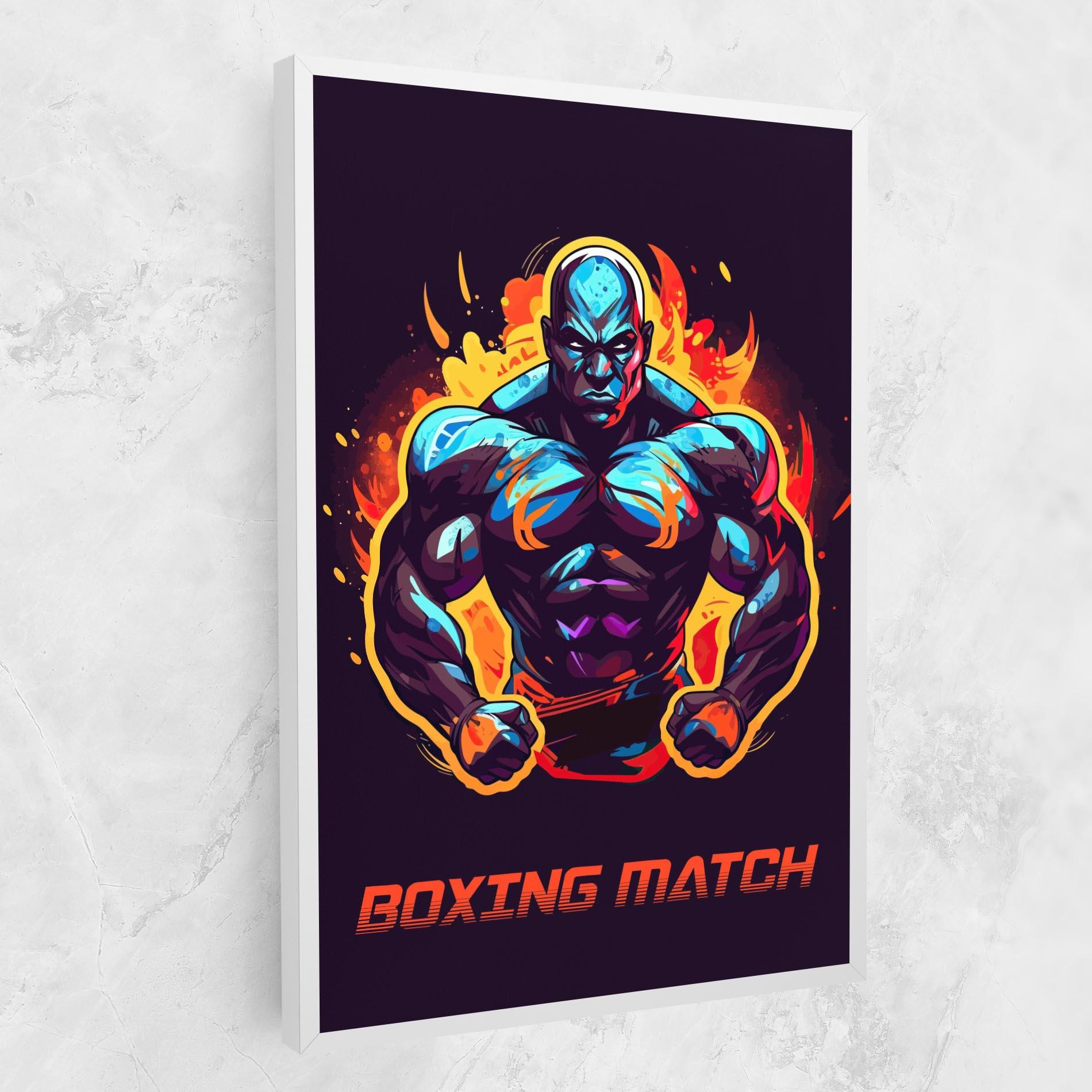 Tablou Canvas Boxing Strong Match mockup 1