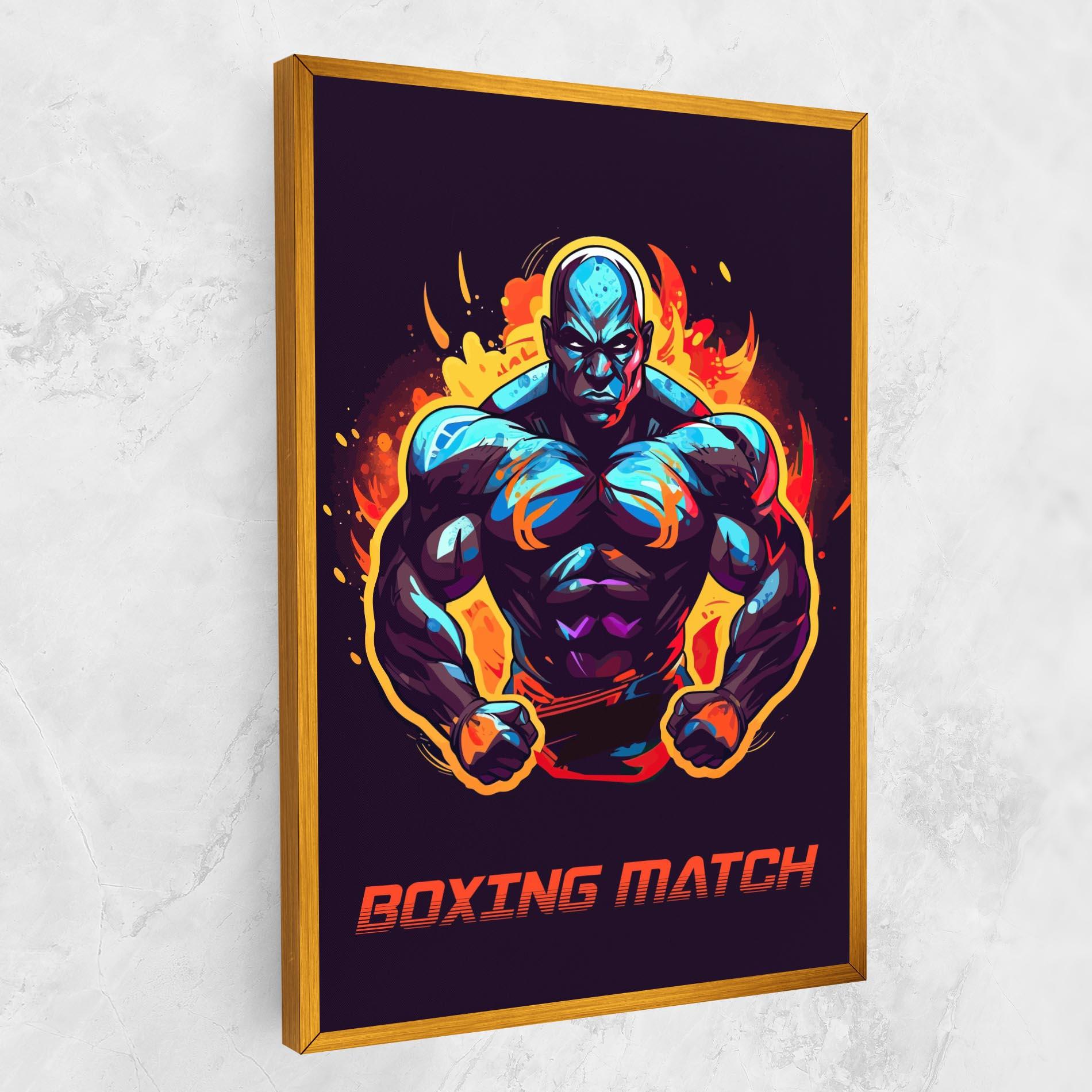 Tablou Canvas Boxing Strong Match mockup 1